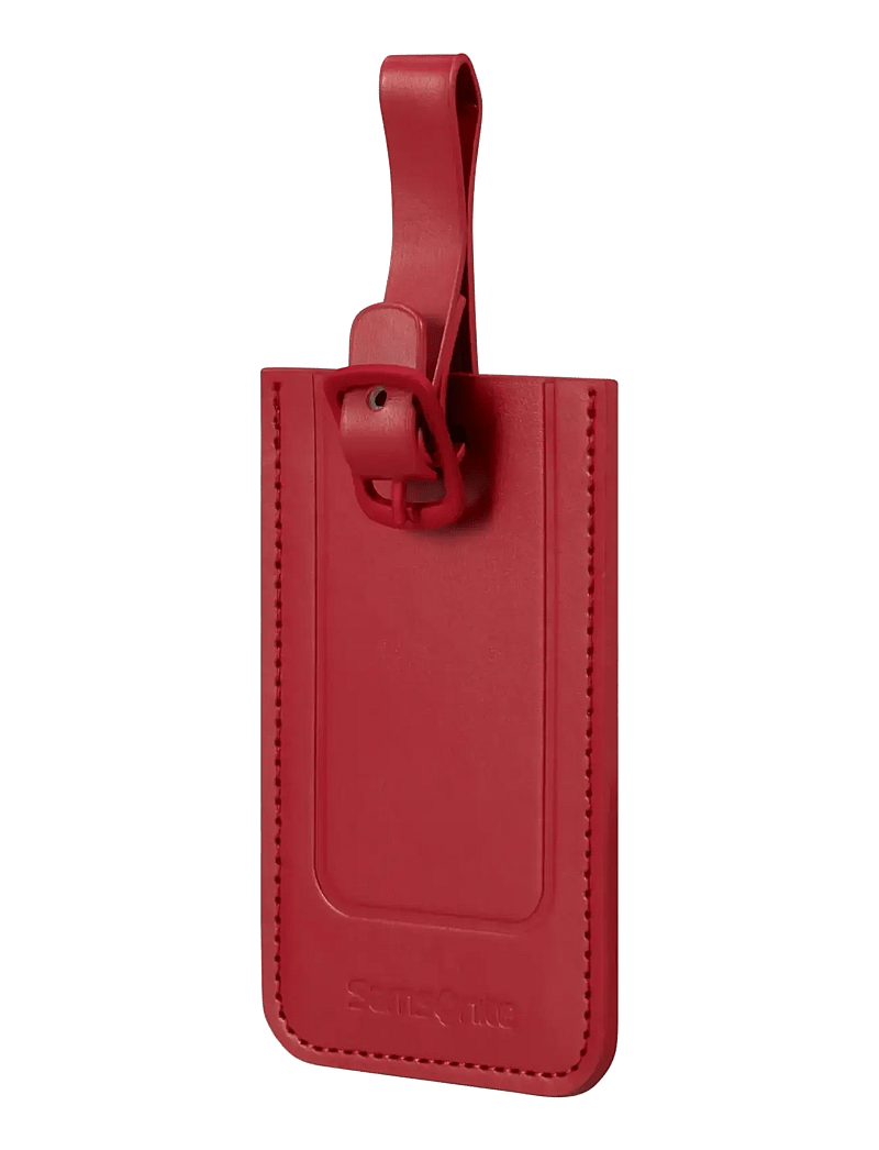 Samsonite - RECTANGLE LUGGAGE TAG x2 - gepäckanhänger - red - 1