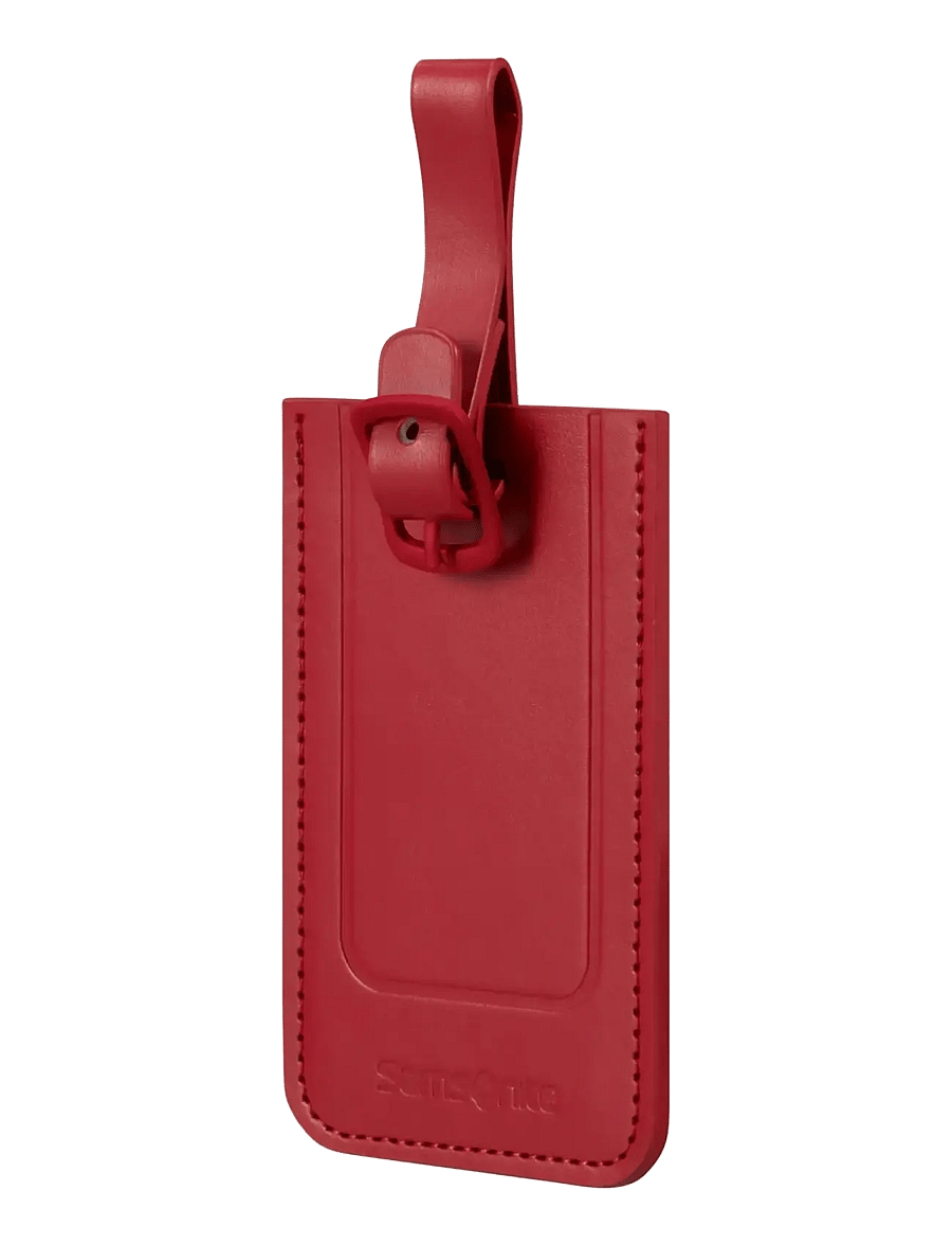 Samsonite - RECTANGLE LUGGAGE TAG x2 - bagagetiketter - red - 1