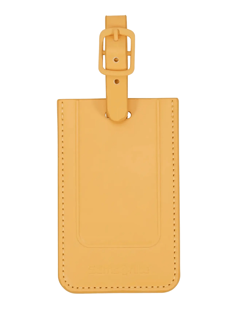 Samsonite - RECTANGLE LUGGAGE TAG x2 - przywieszki do bagażu - yellow - 0