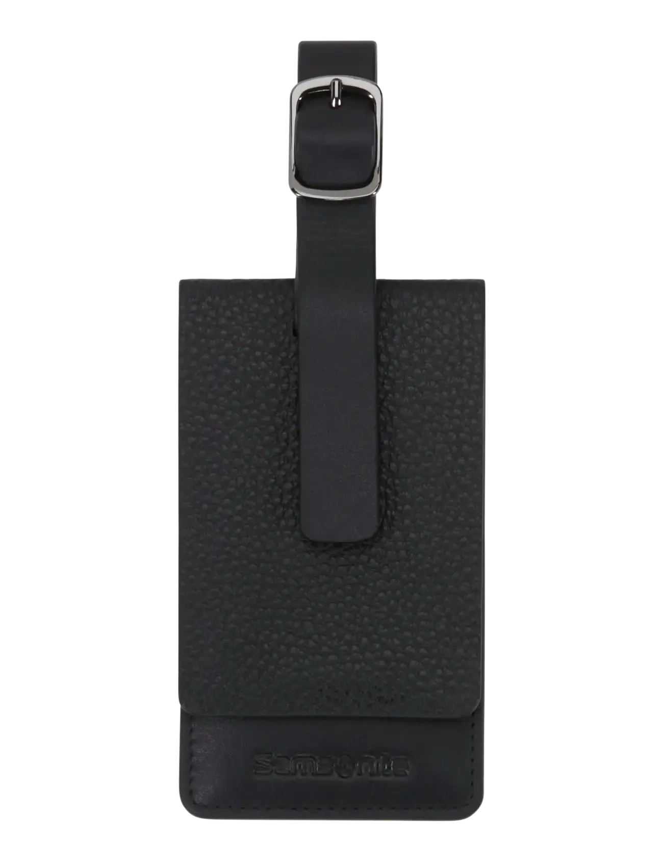 Samsonite LEATHER TAG - Samsonite - BLACK / black