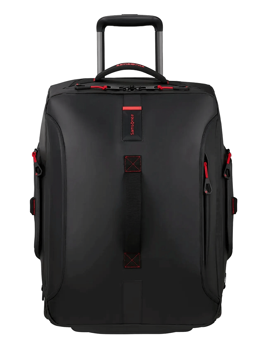 Samsonite - PARADIVER LIGHT DUFFLE/WH 55/20 BP FL - rucksäcke mit rädern - black - 1