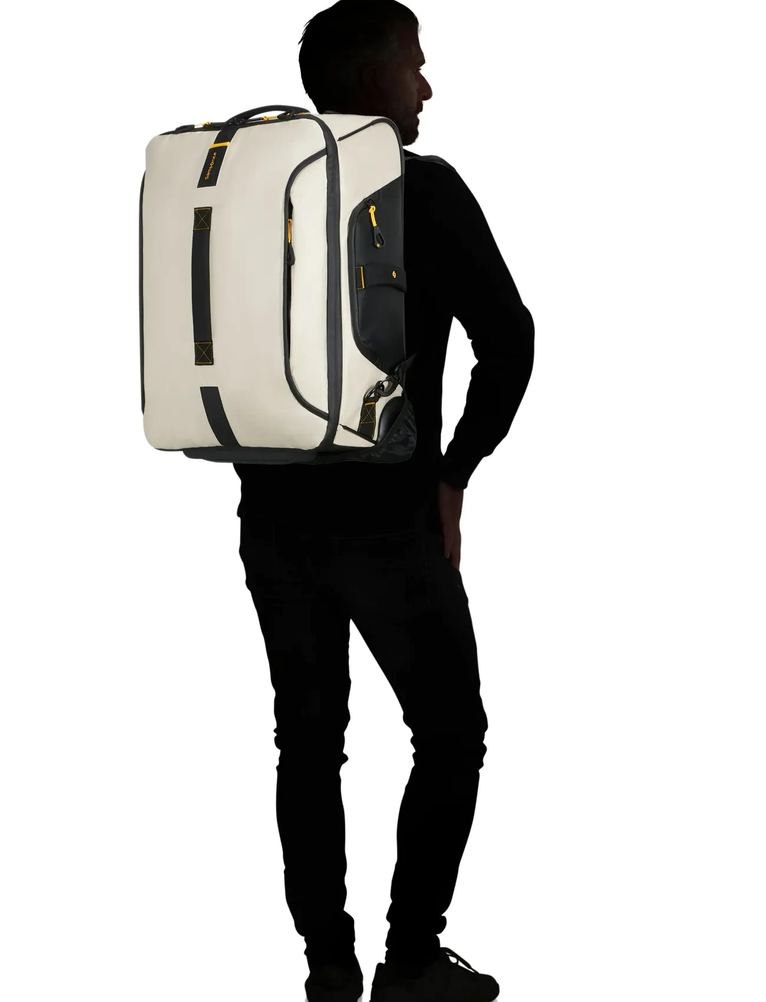 Samsonite PARADIVER LIGHT DUFFLE/WH 55/20 BP FL - Ratastega seljakotid - SAND / beige