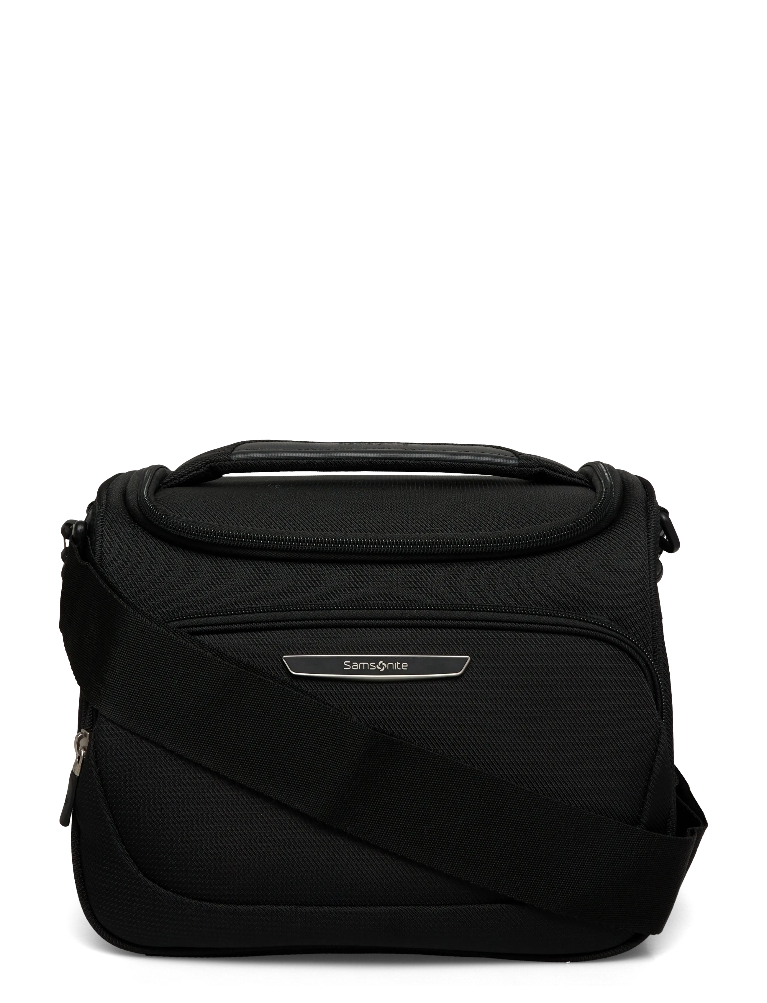 Samsonite SPARK SNG ECO BEAUTY CASE FL - Somas un mugursomas - BLACK / black