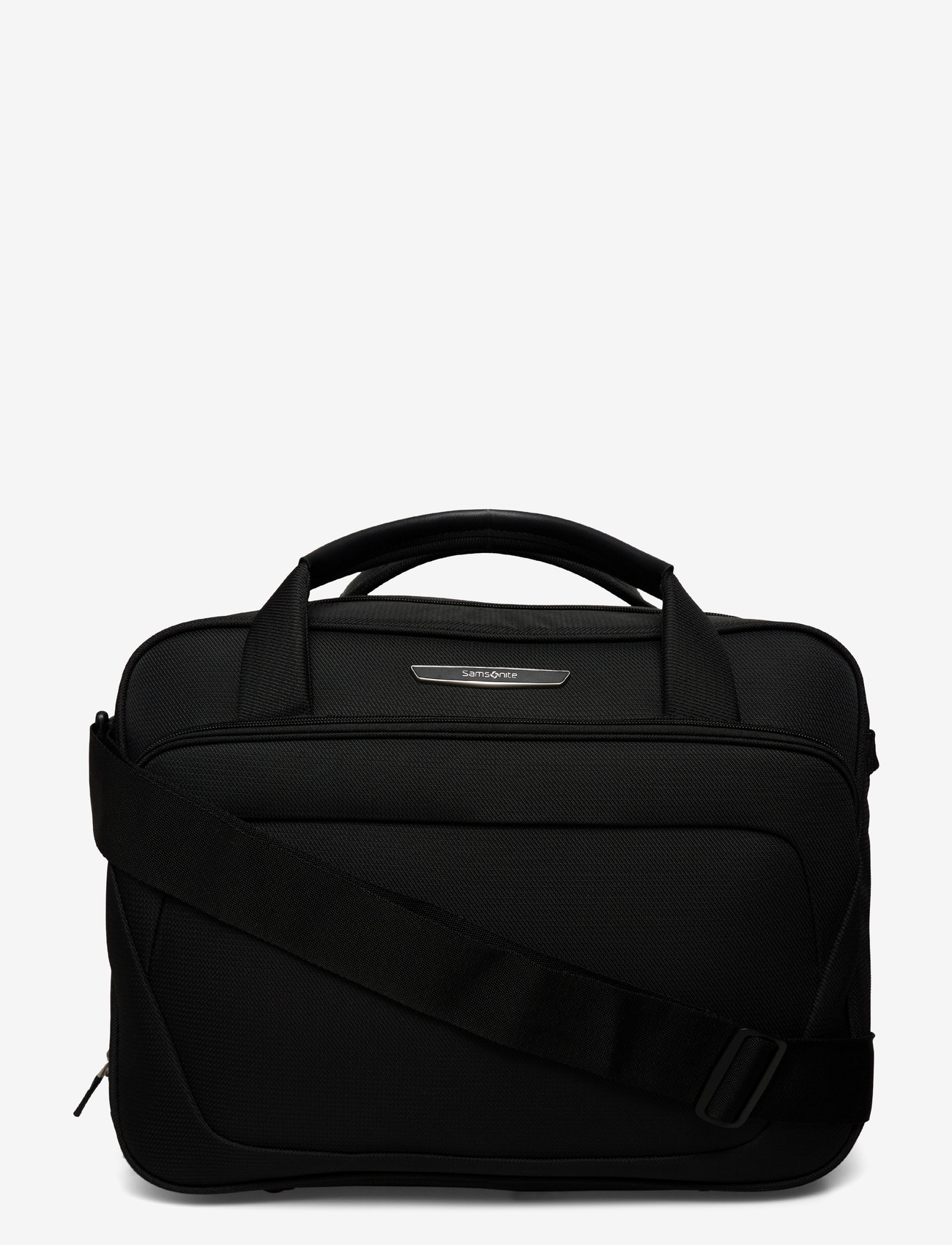 Samsonite - SPARK SNG ECO SHOULDER BAG FL - schultertaschen - black - 0