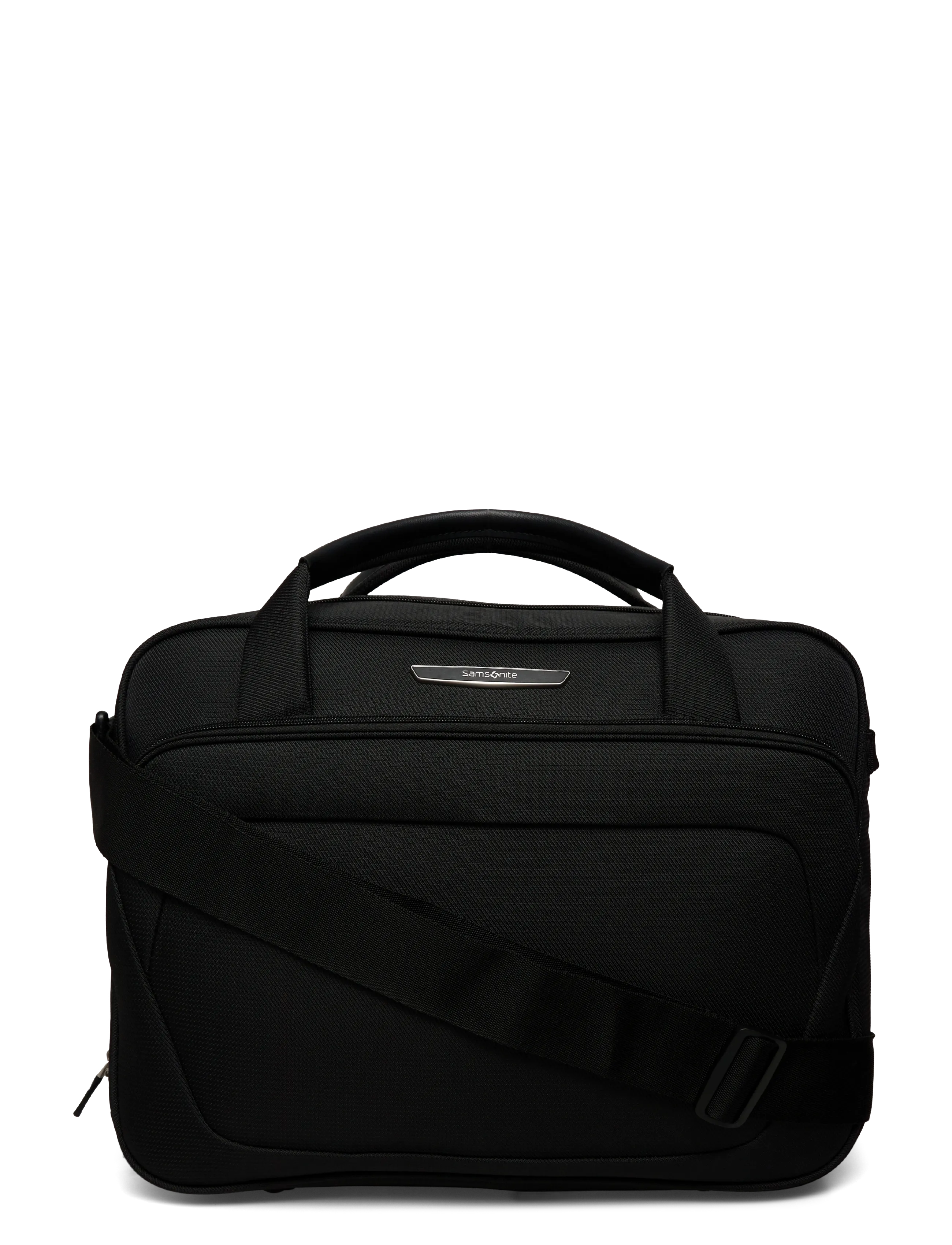 Samsonite SPARK SNG ECO SHOULDER BAG FL - Schultertaschen - BLACK / black
