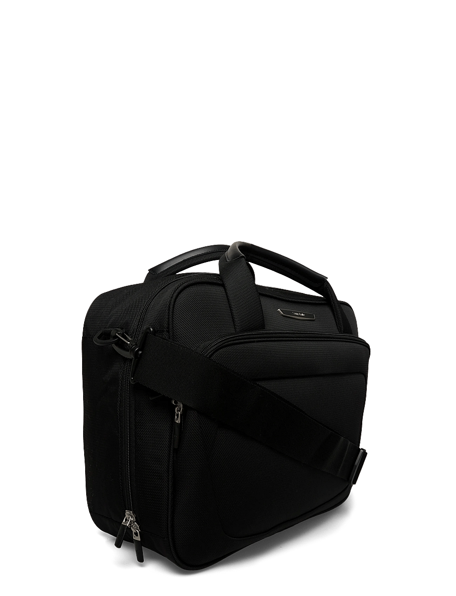 Samsonite - SPARK SNG ECO SHOULDER BAG FL - axelremsväskor - black - 2