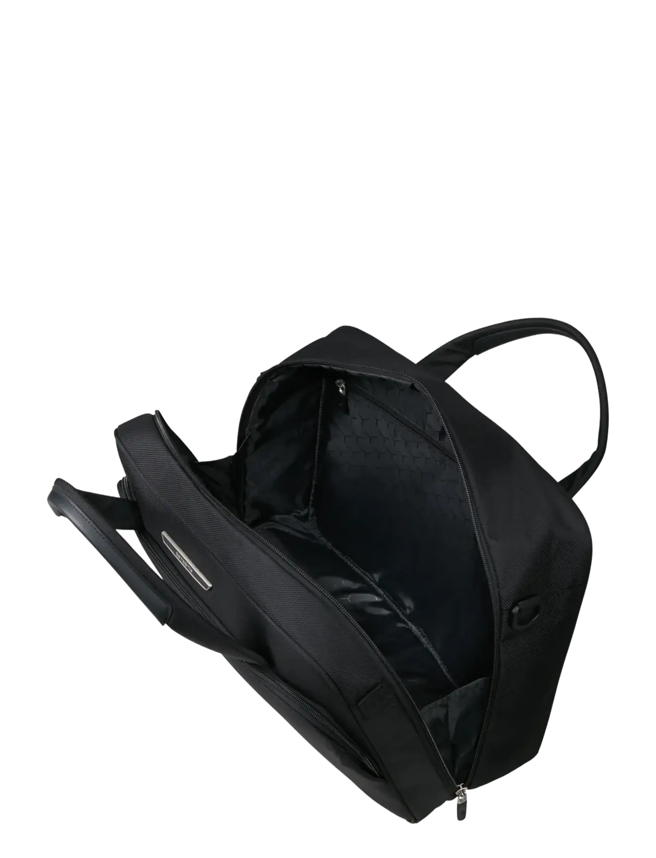 Samsonite - SPARK SNG ECO SHOULDER BAG FL - axelremsväskor - black - 3
