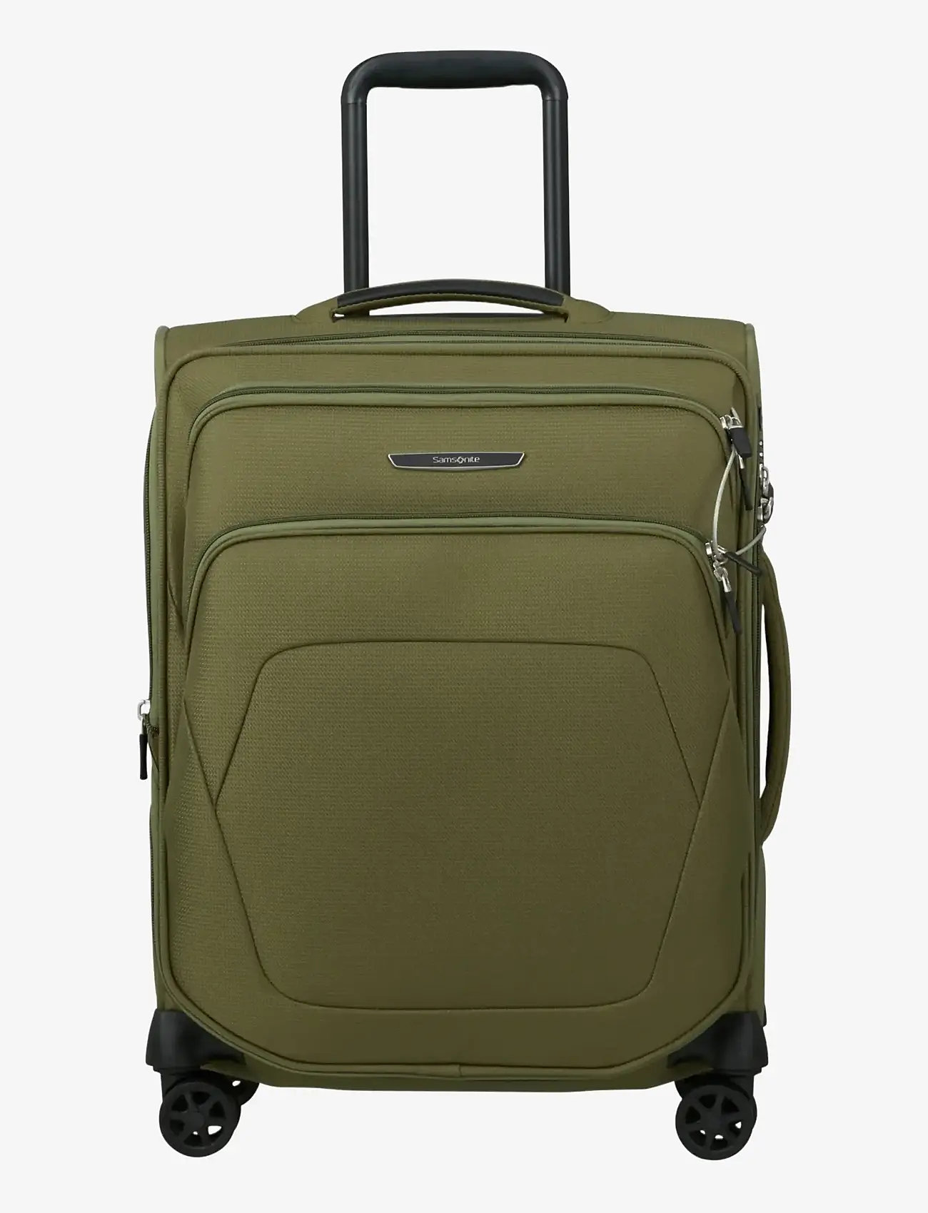 Samsonite - SPARK SNG ECO SPINNER 55/20 EXP FL - cabin size suitcases - olive - 0