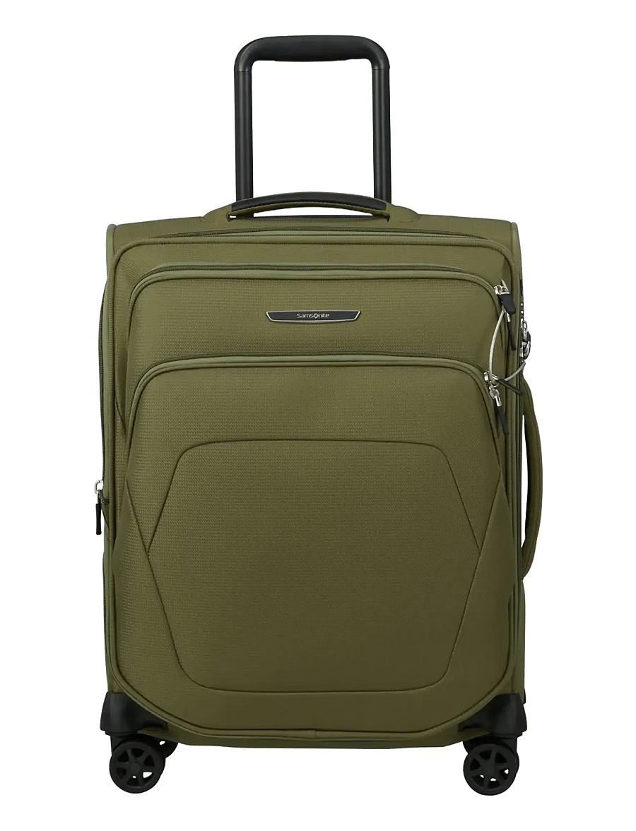 Samsonite - SPARK SNG ECO SPINNER 55/20 EXP FL - käsimatkatavaralaukut - olive - 0