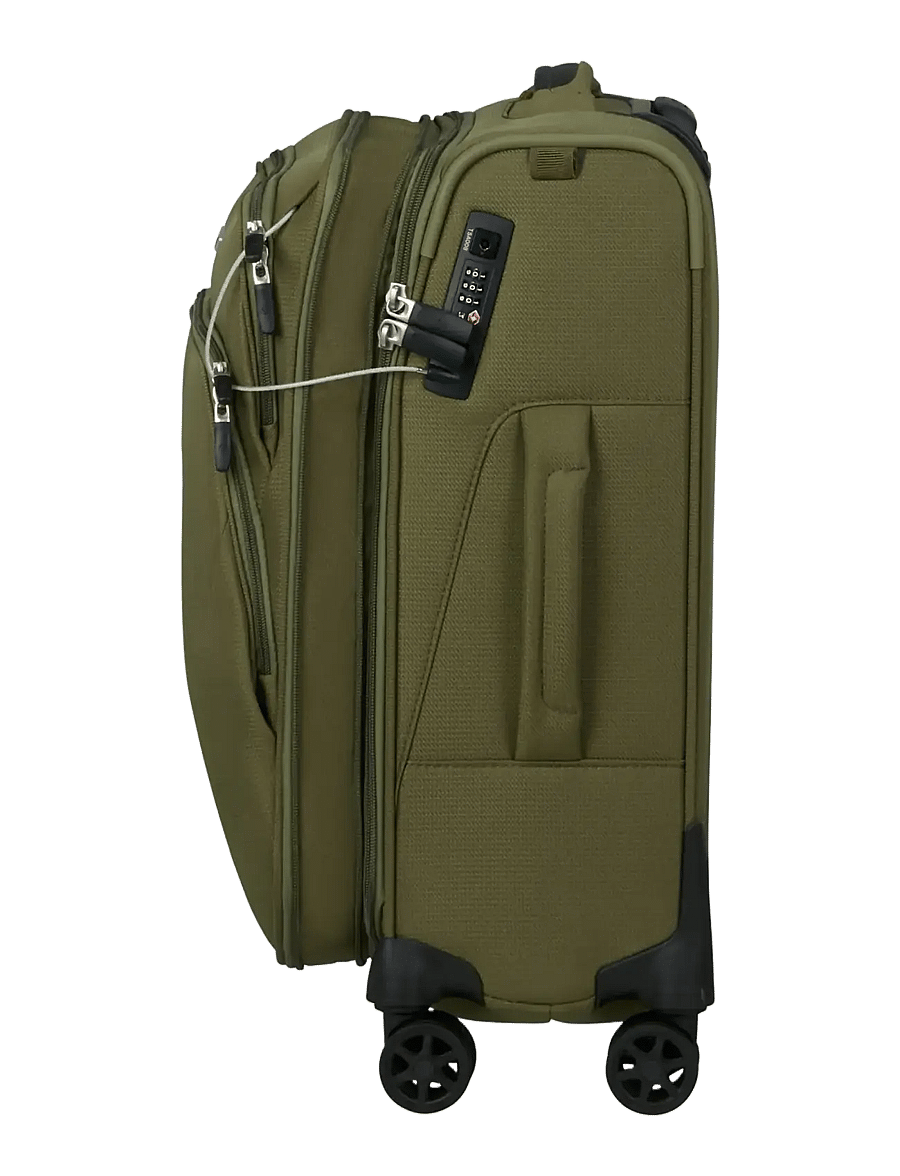 Samsonite - SPARK SNG ECO SPINNER 55/20 EXP FL - käsimatkatavaralaukut - olive - 3