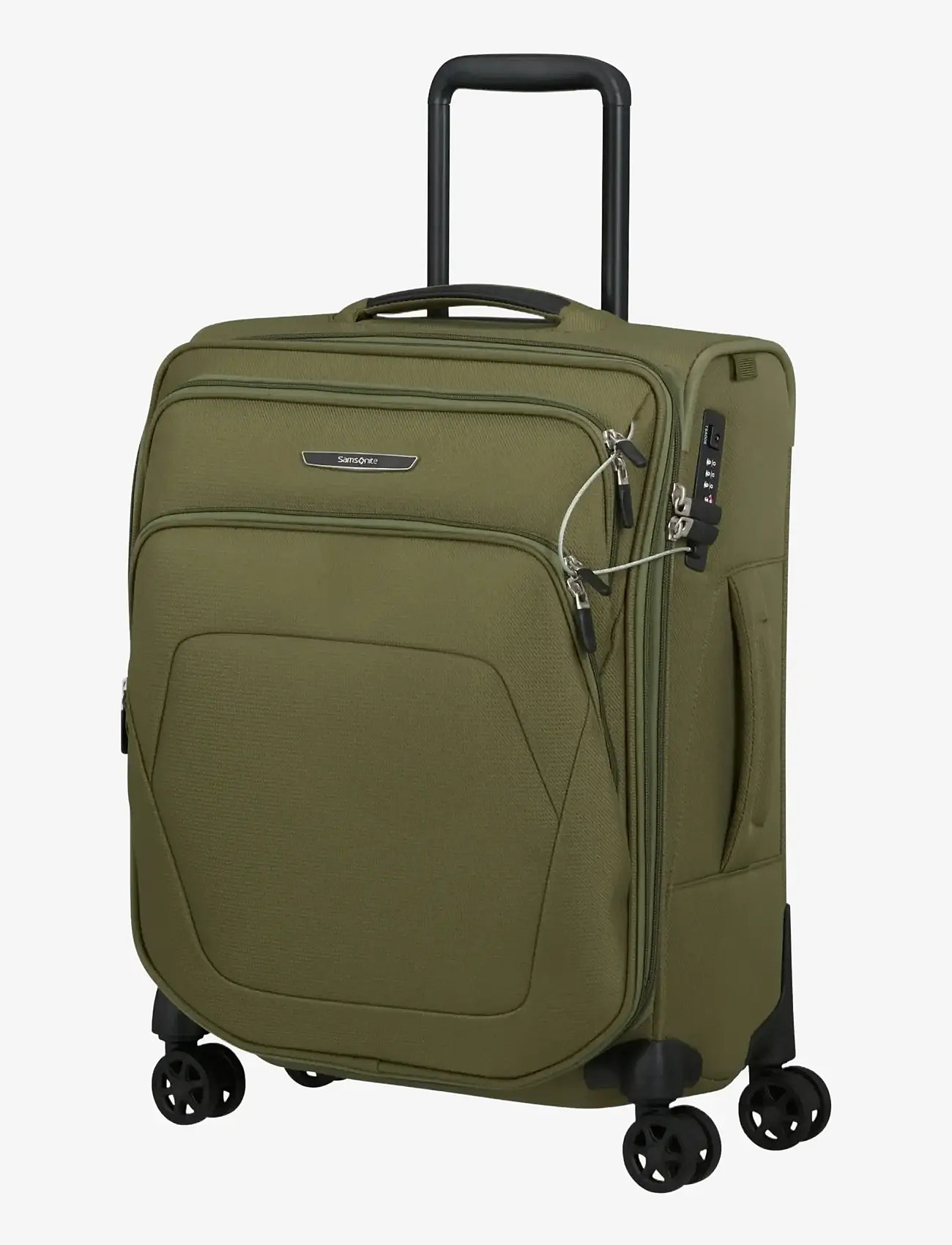 Samsonite - SPARK SNG ECO SPINNER 55/20 EXP FL - cabin size suitcases - olive - 4