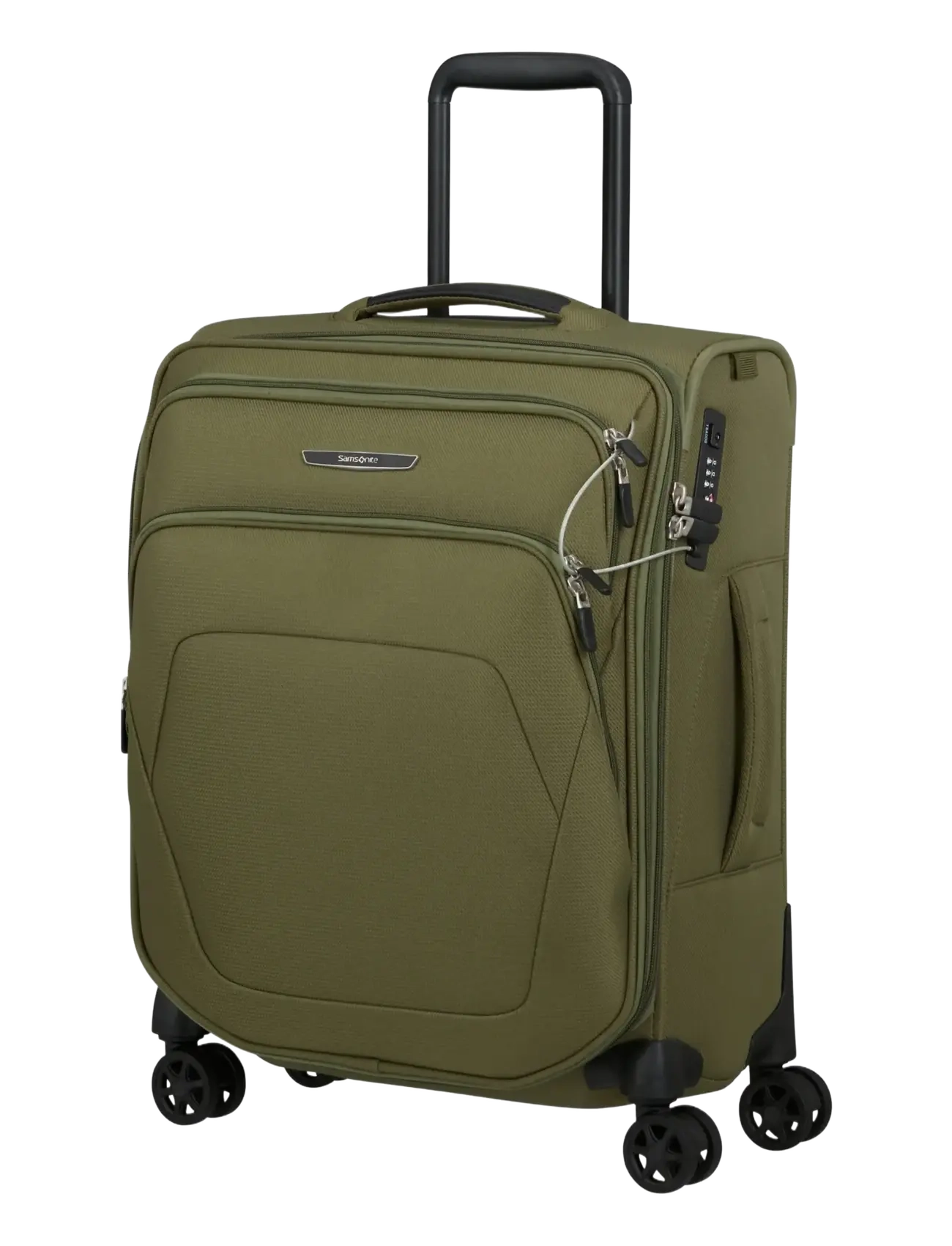 Samsonite - SPARK SNG ECO SPINNER 55/20 EXP FL - käsimatkatavaralaukut - olive - 4