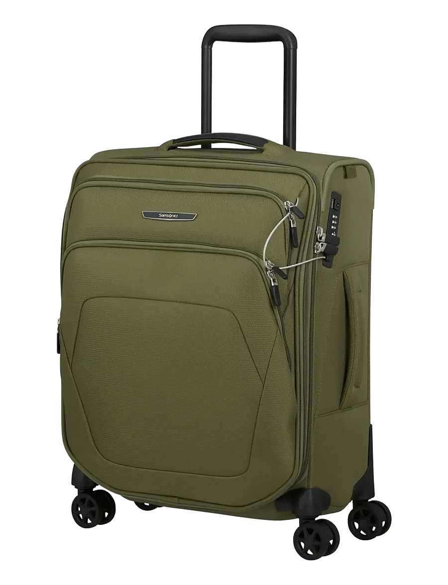 Samsonite - SPARK SNG ECO SPINNER 55/20 EXP FL - käsimatkatavaralaukut - olive - 4