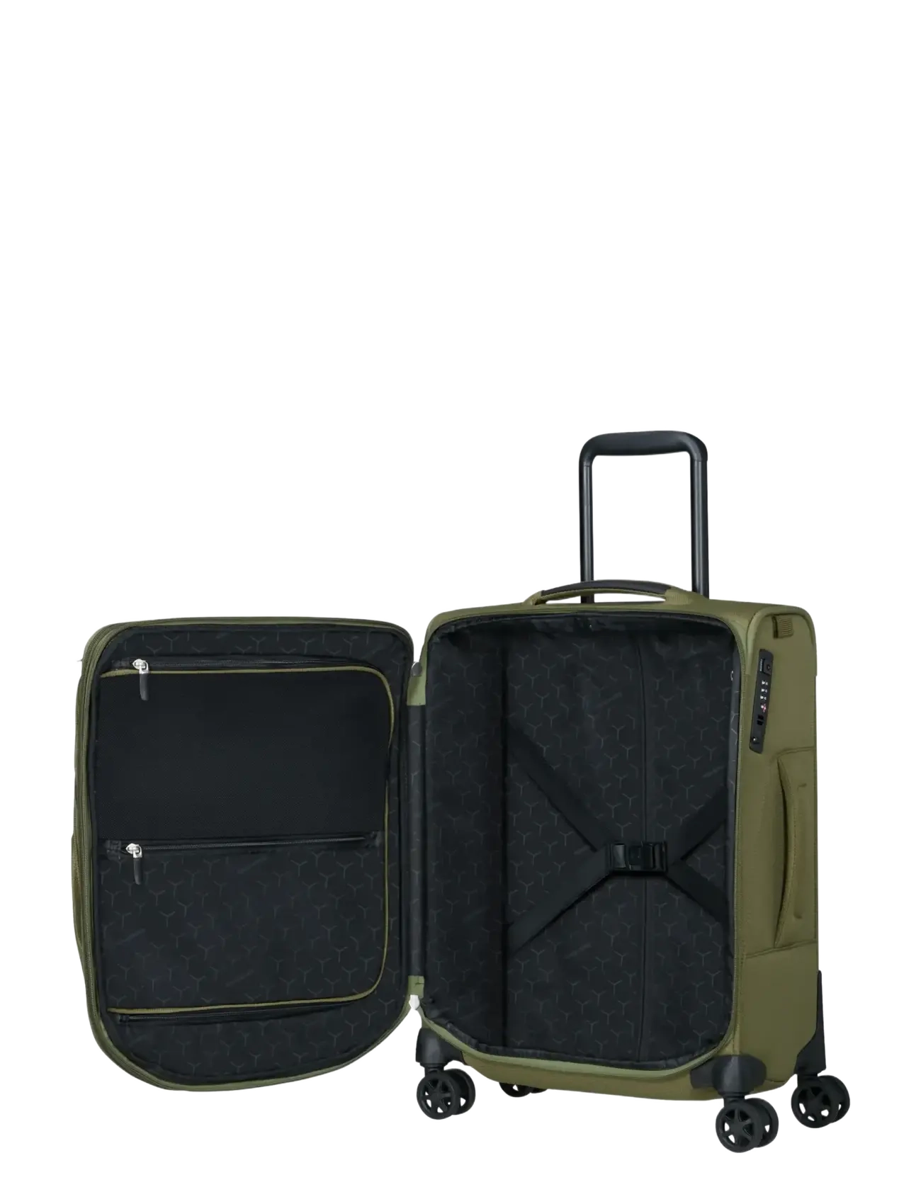 Samsonite - SPARK SNG ECO SPINNER 55/20 EXP FL - käsimatkatavaralaukut - olive - 5