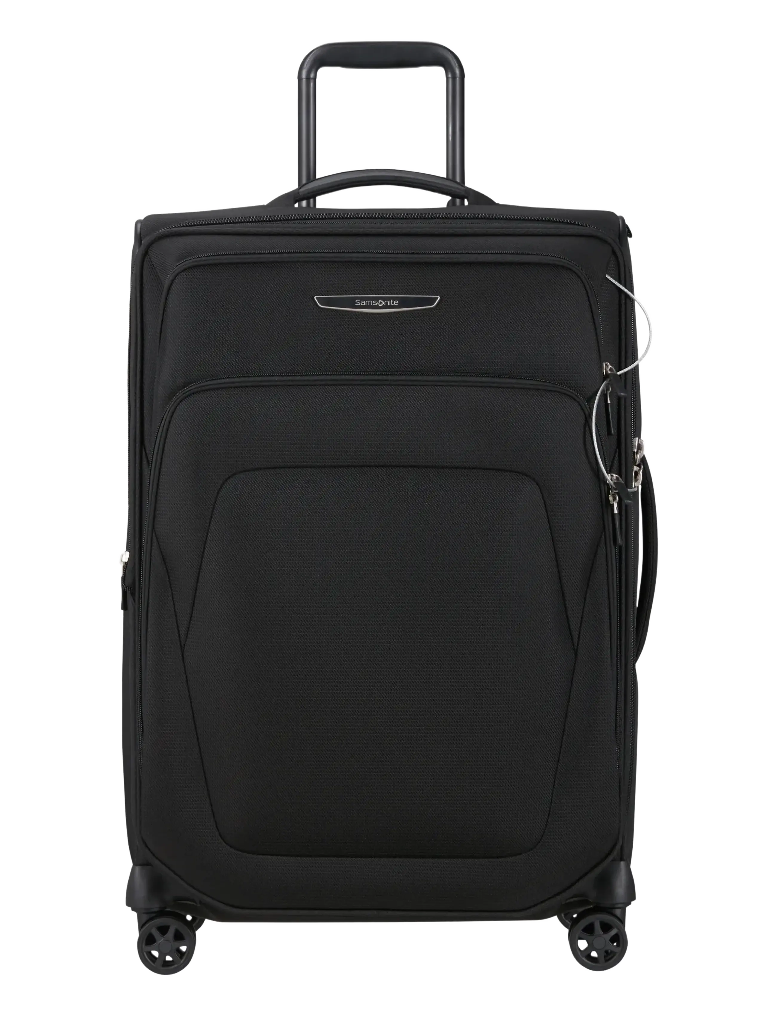 Samsonite SPARK SNG ECO SPINNER 67/24 EXP FL - Somas un mugursomas - BLACK / black