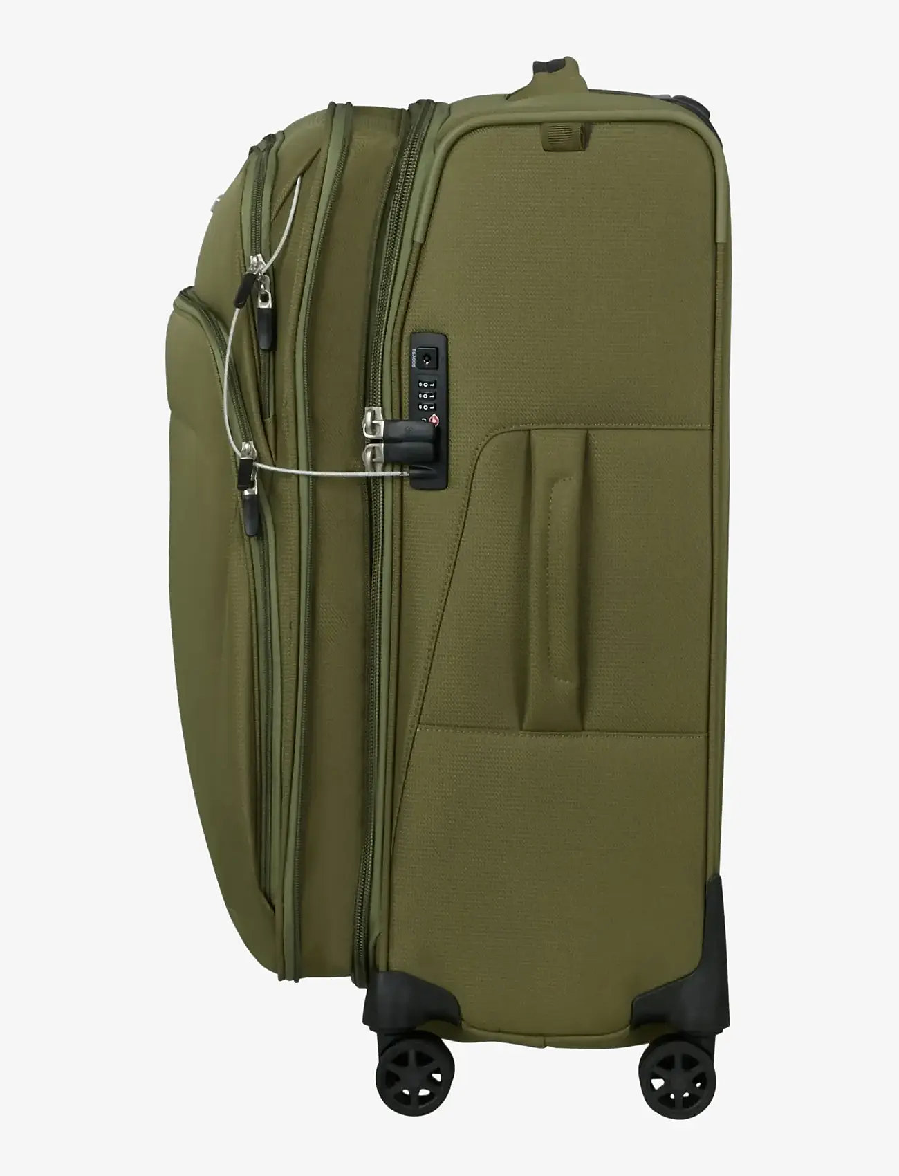 Samsonite - SPARK SNG ECO SPINNER 67/24 EXP FL - mellemstore kufferter - olive - 2