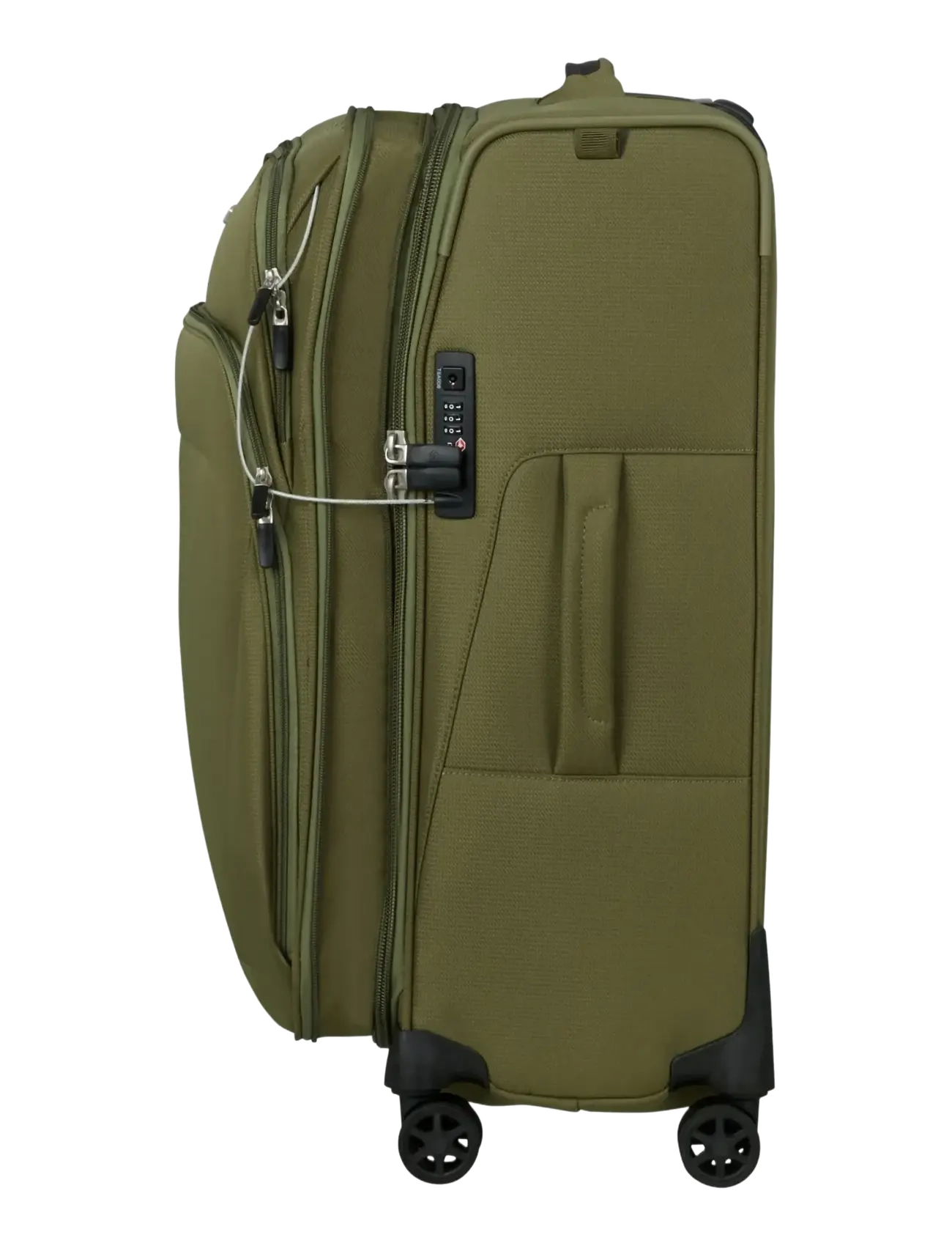 Samsonite - SPARK SNG ECO SPINNER 67/24 EXP FL - mellemstore kufferter - olive - 2