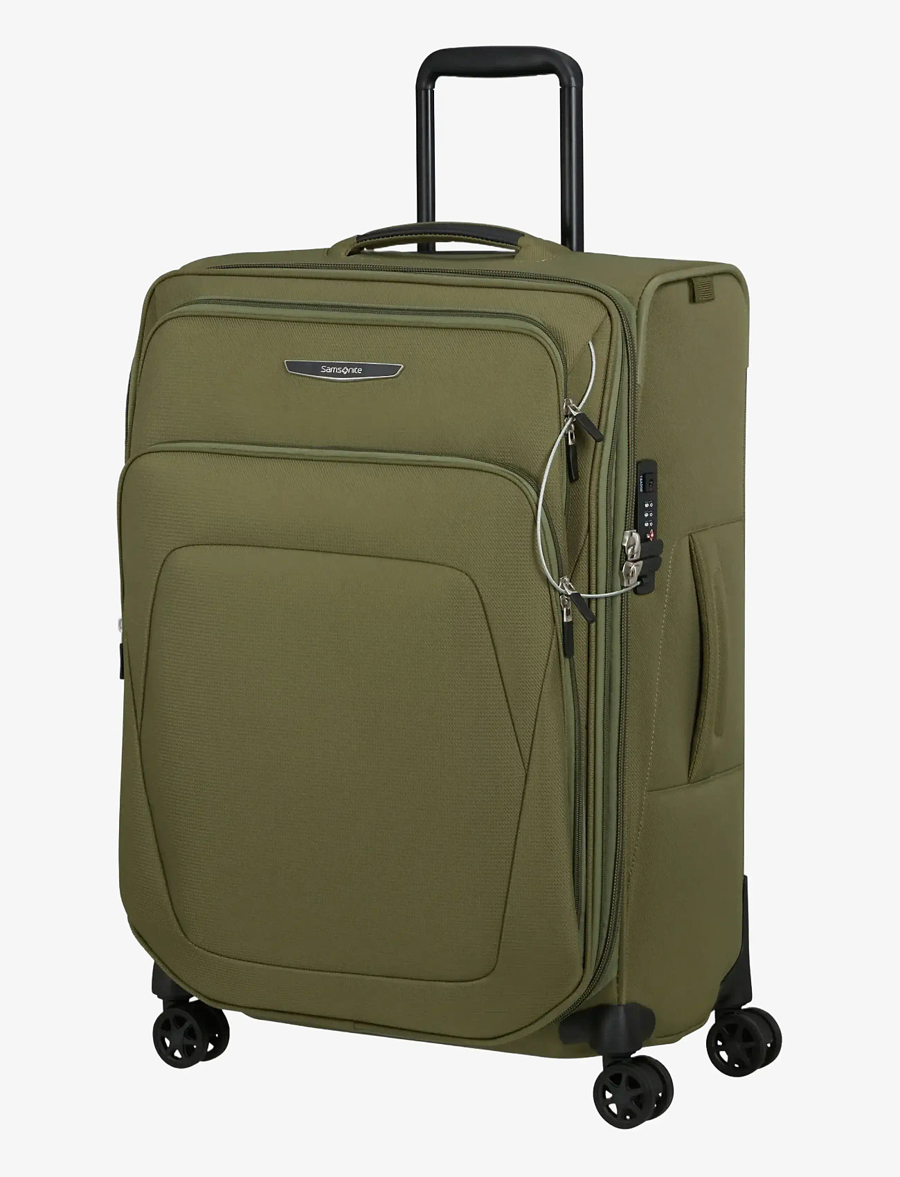 Samsonite - SPARK SNG ECO SPINNER 67/24 EXP FL - mellemstore kufferter - olive - 3
