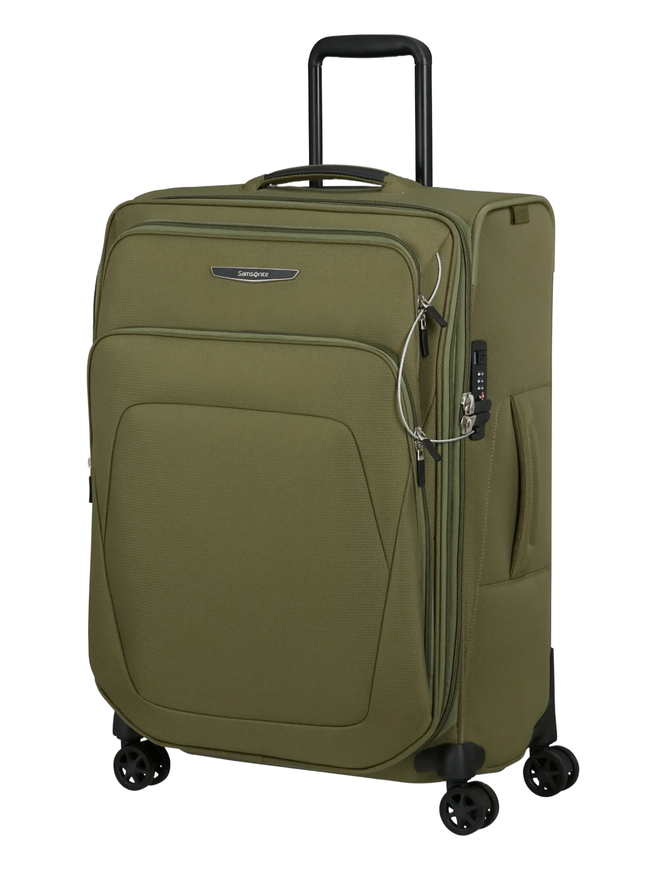 Samsonite - SPARK SNG ECO SPINNER 67/24 EXP FL - mellemstore kufferter - olive - 3