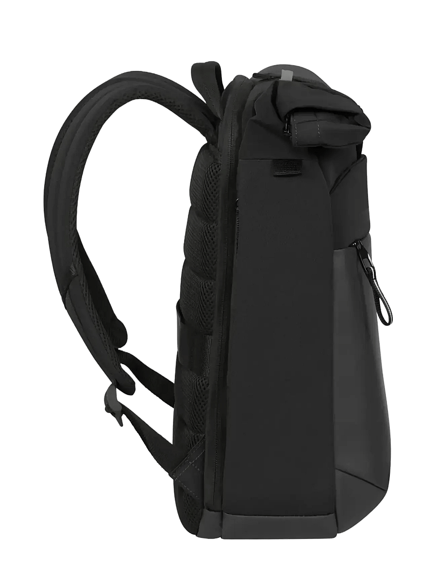 Samsonite - MODERNY ROLLTOP BACKPACK 15.6" - rullitavad seljakotid - black - 3