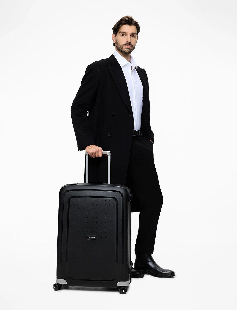 Samsonite - S'cure Spinner - extragroße reisekoffer - black - 0