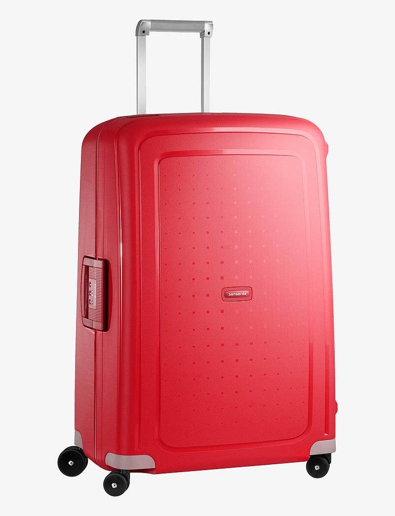 Samsonite - S'cure Spinner - stora resväskor - chrimson red - 1
