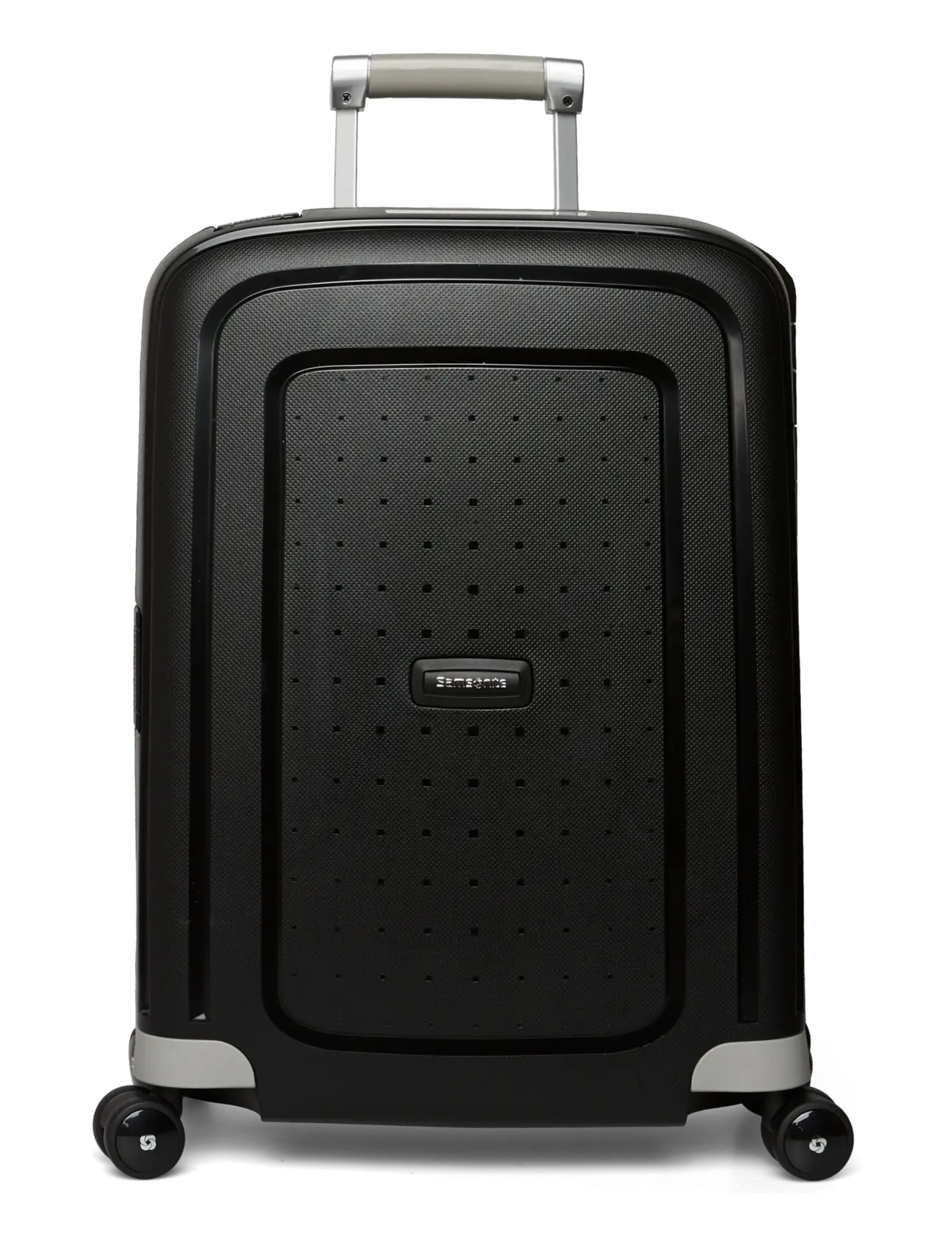 Samsonite S'cure Spinner 55, Mænd, Hård Skal Spinner Kabine Kuffert, Sort, Str: 55