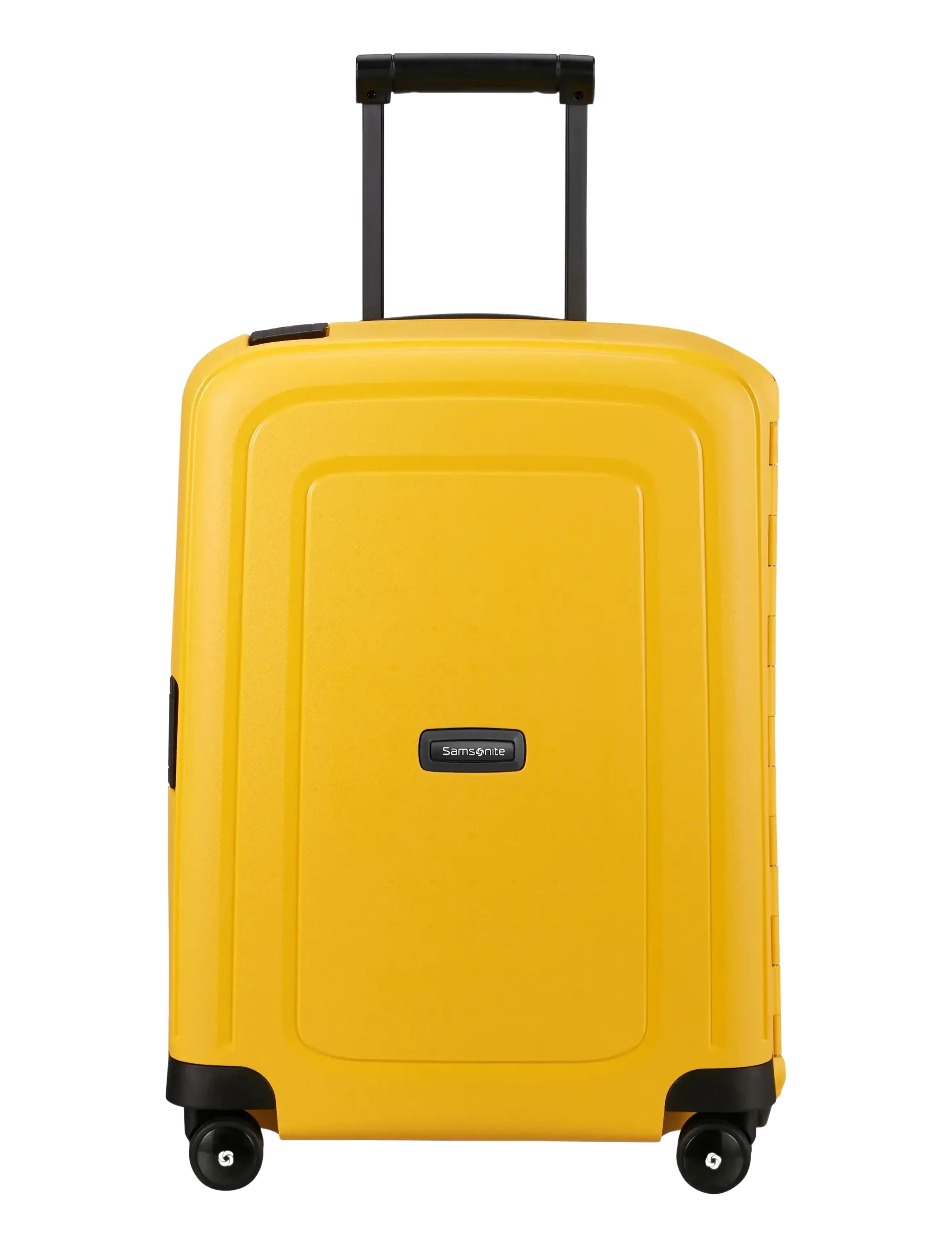 Samsonite S'cure Spinner 55, Mænd, Hård Skal Spinner Kabine Kuffert, Gul, Str: 55