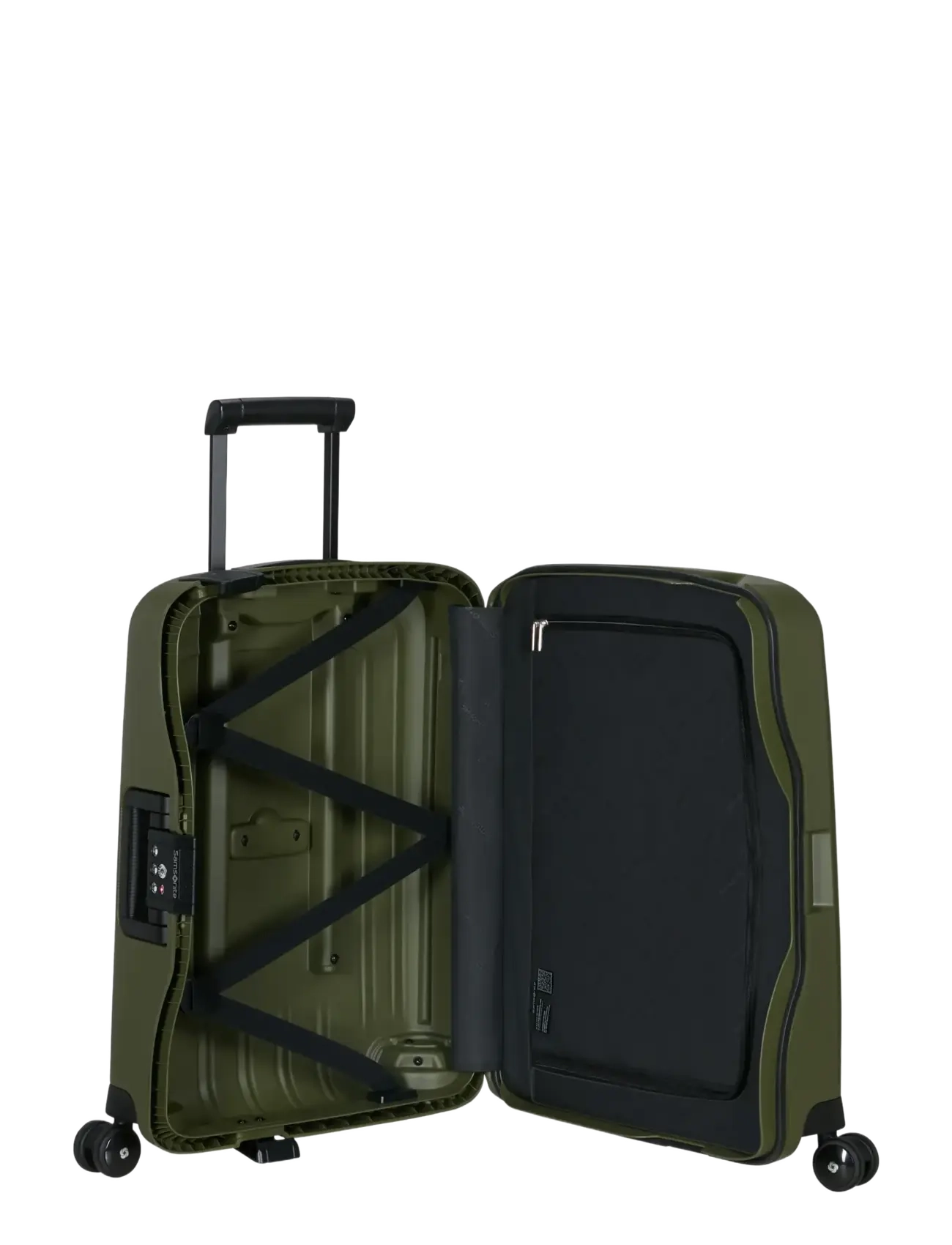 Samsonite - S'cure Spinner 55 - extragroße reisekoffer - olive - 3