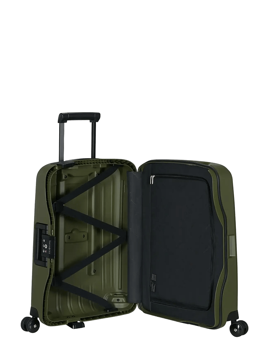 Samsonite - S'cure Spinner 55 - extragroße reisekoffer - olive - 3