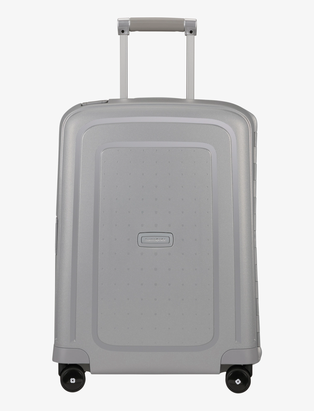 Samsonite S'cure Spinner 55, Mænd, Hård Skal Spinner Kabine Kuffert, Grå, Str: 55