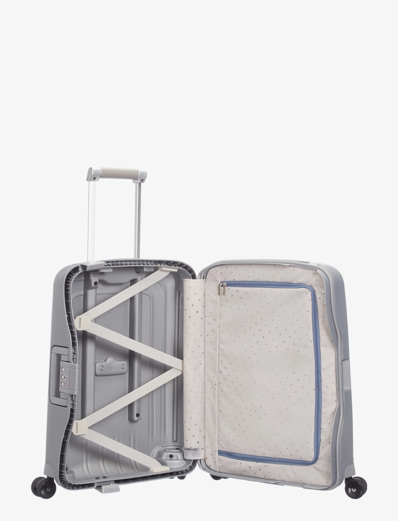 Samsonite - S'cure Spinner 55 - extragroße reisekoffer - silver - 4