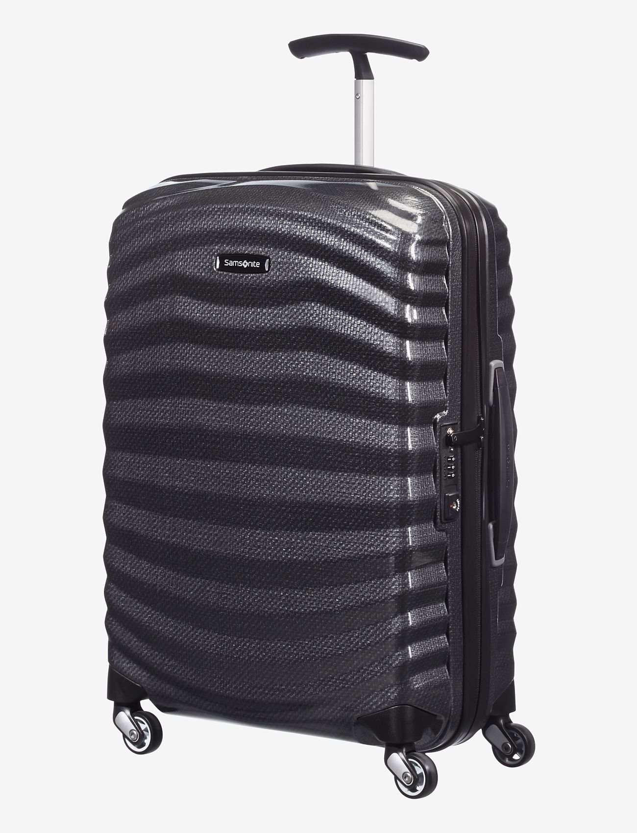 Samsonite - Lite Shock SPINNER - lieli koferi - black - 1