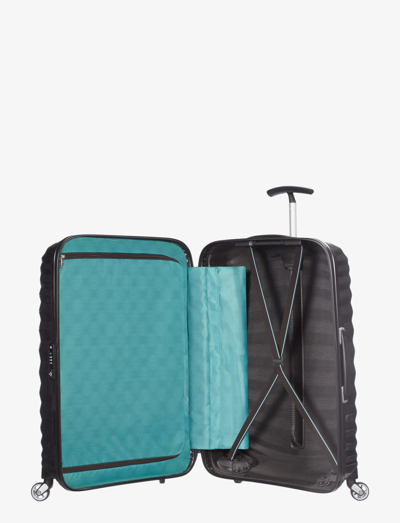 Samsonite - Lite Shock SPINNER 69/25 Black 1041 - store kufferter - black - 3