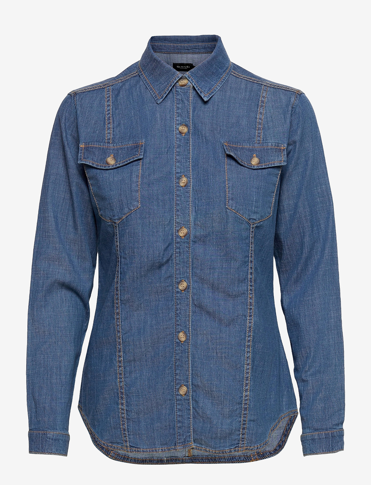 SAND - R/Denim - Mati Shirt - blue - 0