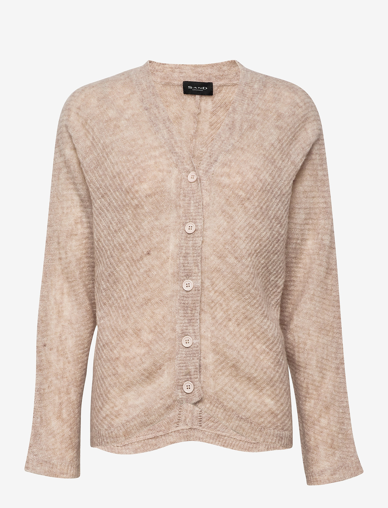 SAND - 5194 - Silje Cardigan - light beige - 0