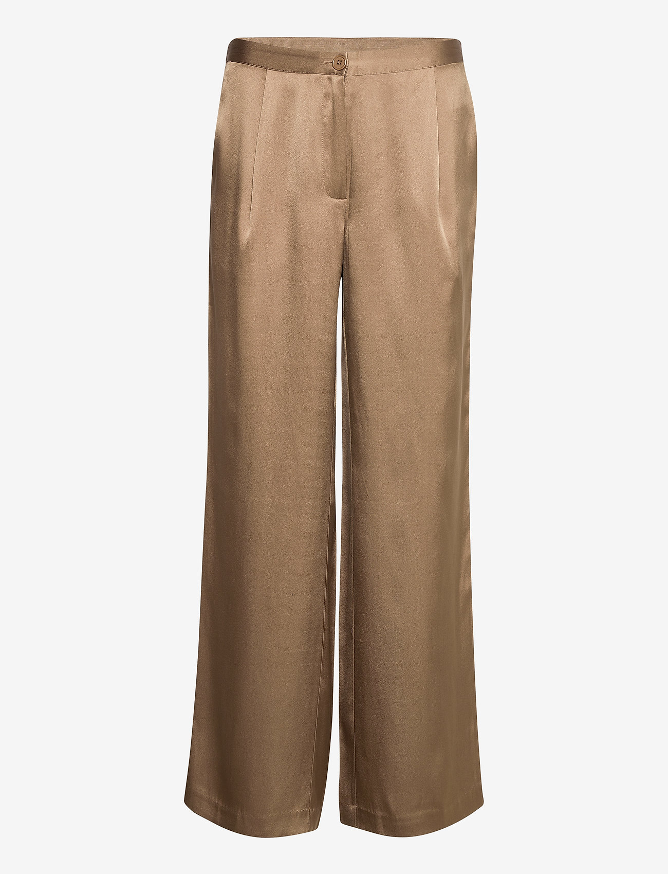 Double Silk - Sasha Flex Pleated - LIGHT CAMEL