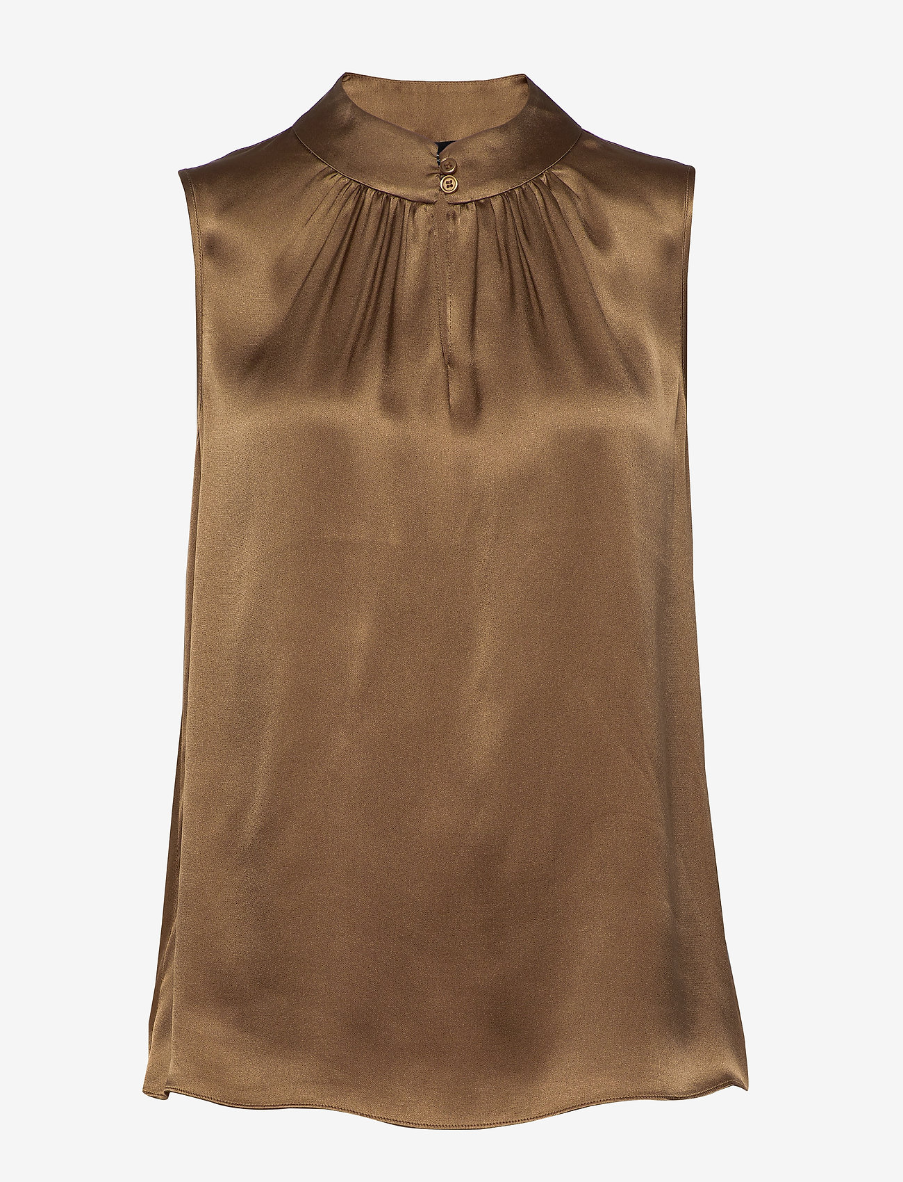 Double Silk - Prosi Top - LIGHT CAMEL