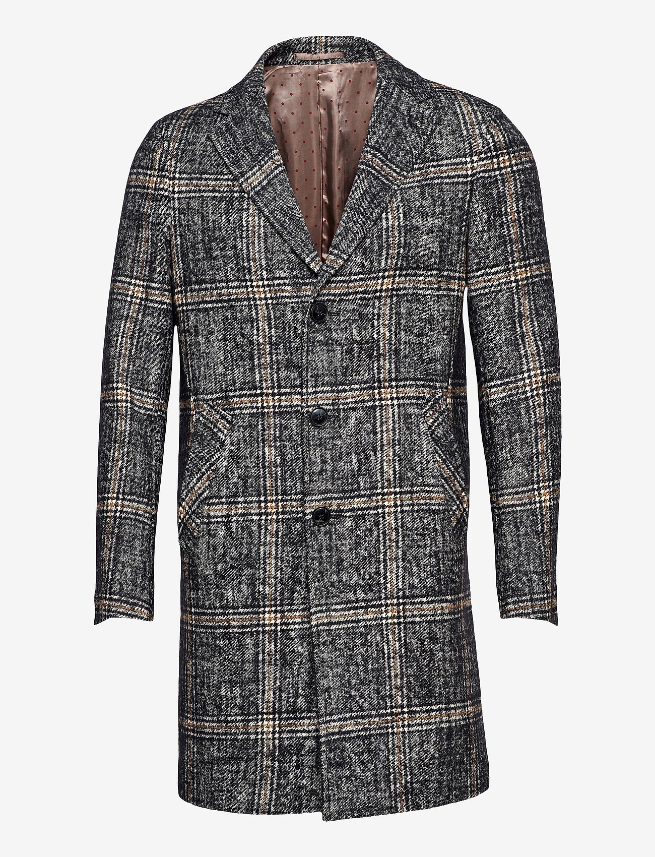 SAND - 7404 - Retro Coat - black - 0