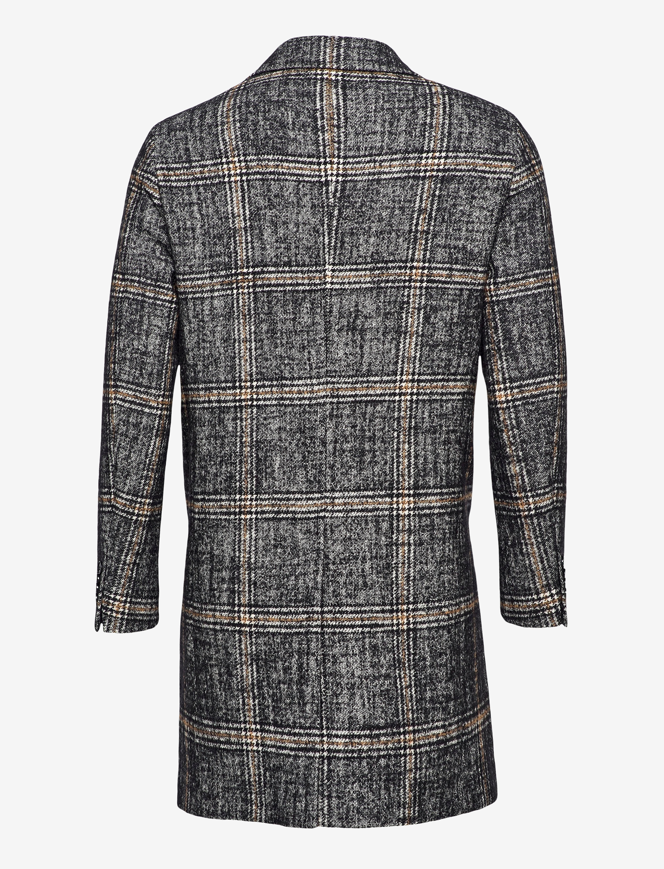 SAND - 7404 - Retro Coat - black - 1