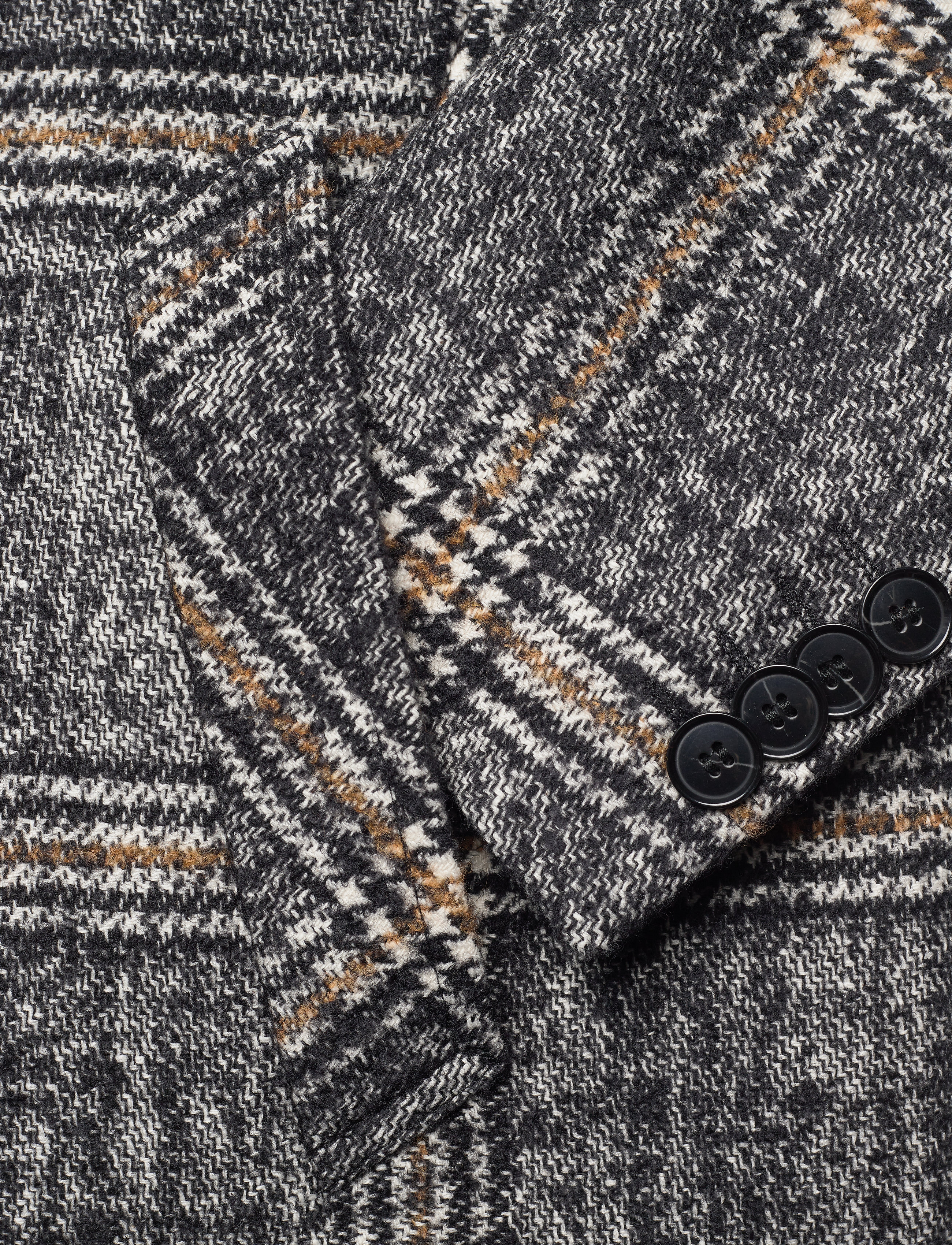SAND - 7404 - Retro Coat - black - 3