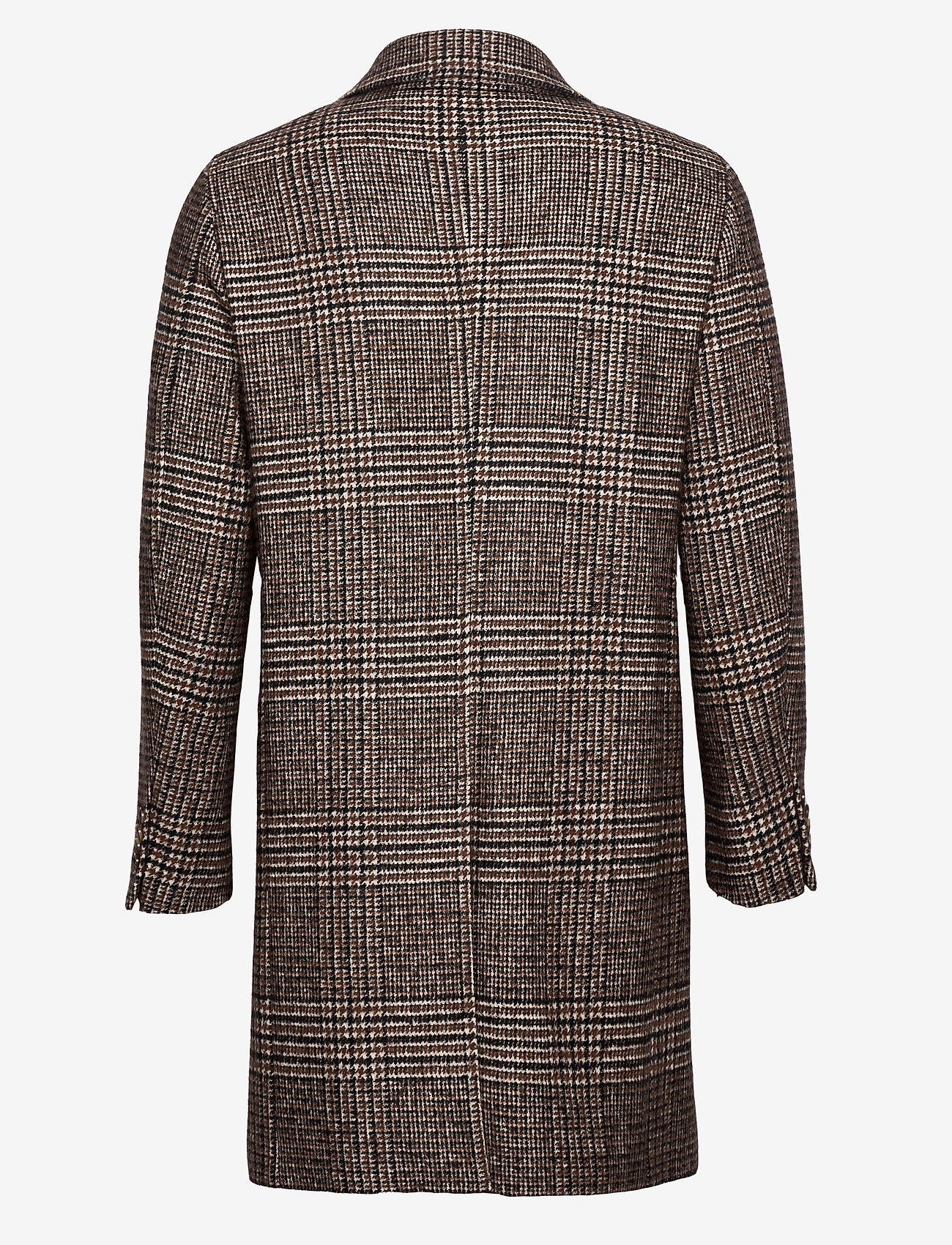 SAND - 7421 - Retro Coat - dark camel - 1