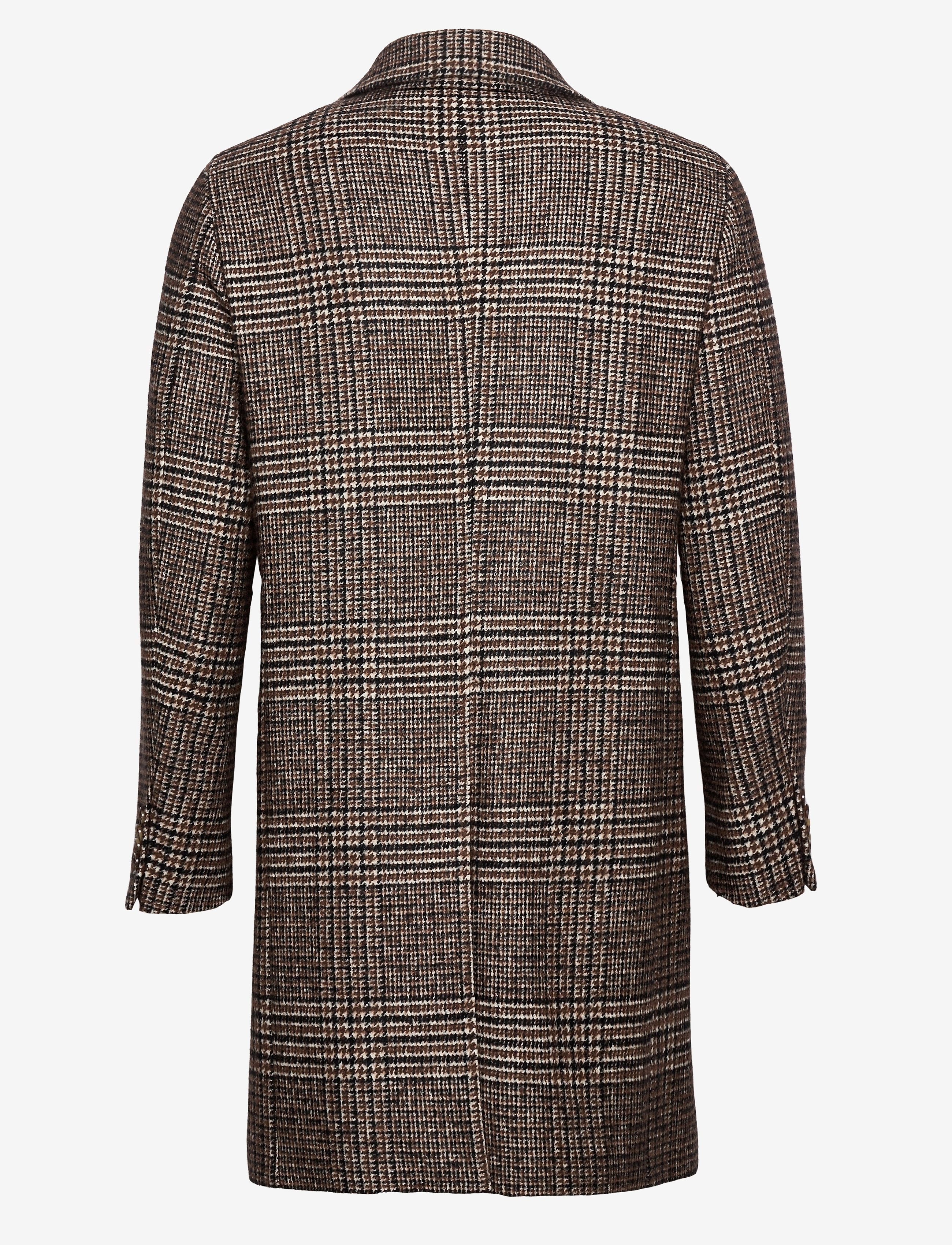 SAND - 7421 - Retro Coat - dark camel - 1