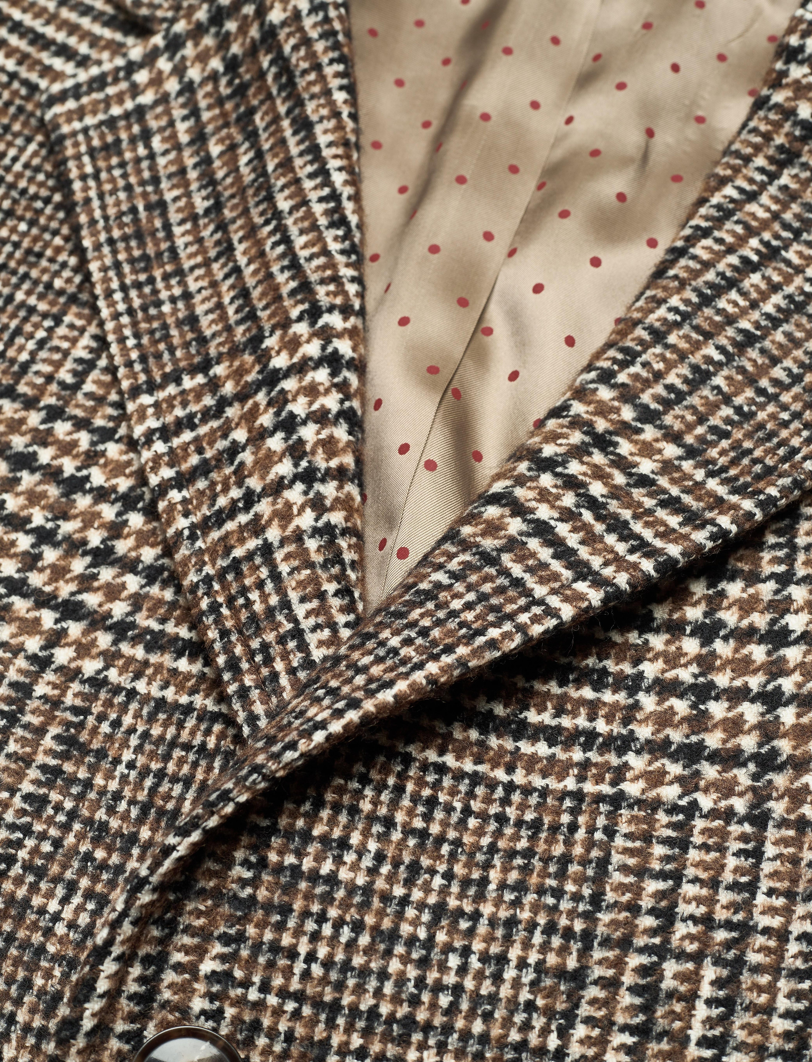 SAND - 7421 - Retro Coat - dark camel - 3