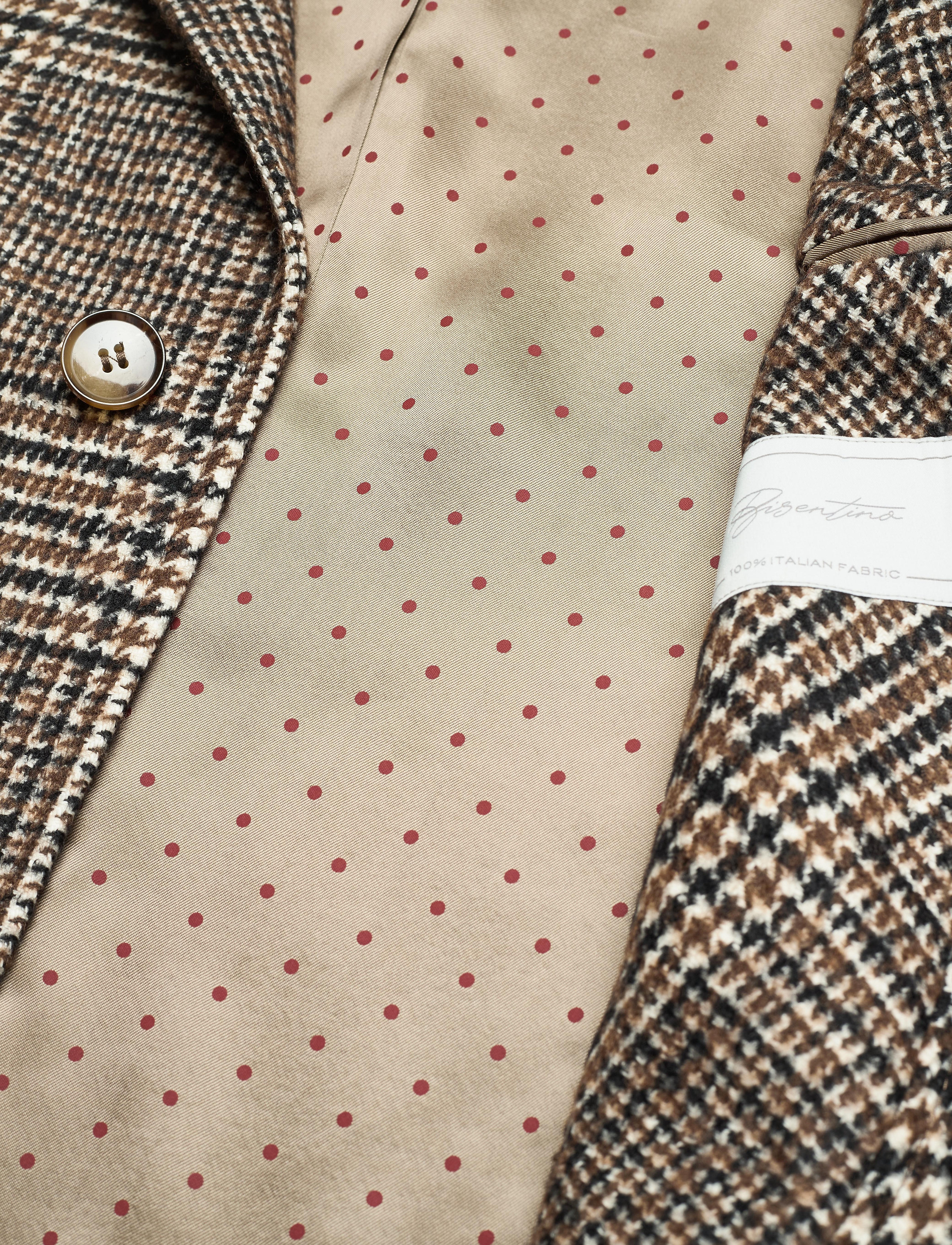 SAND - 7421 - Retro Coat - dark camel - 5