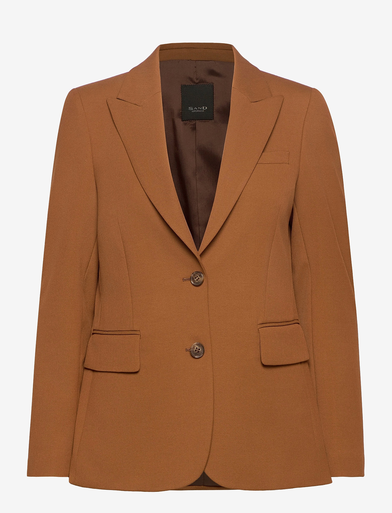 SAND - 3596 - Ginette Pointy - dark camel - 0