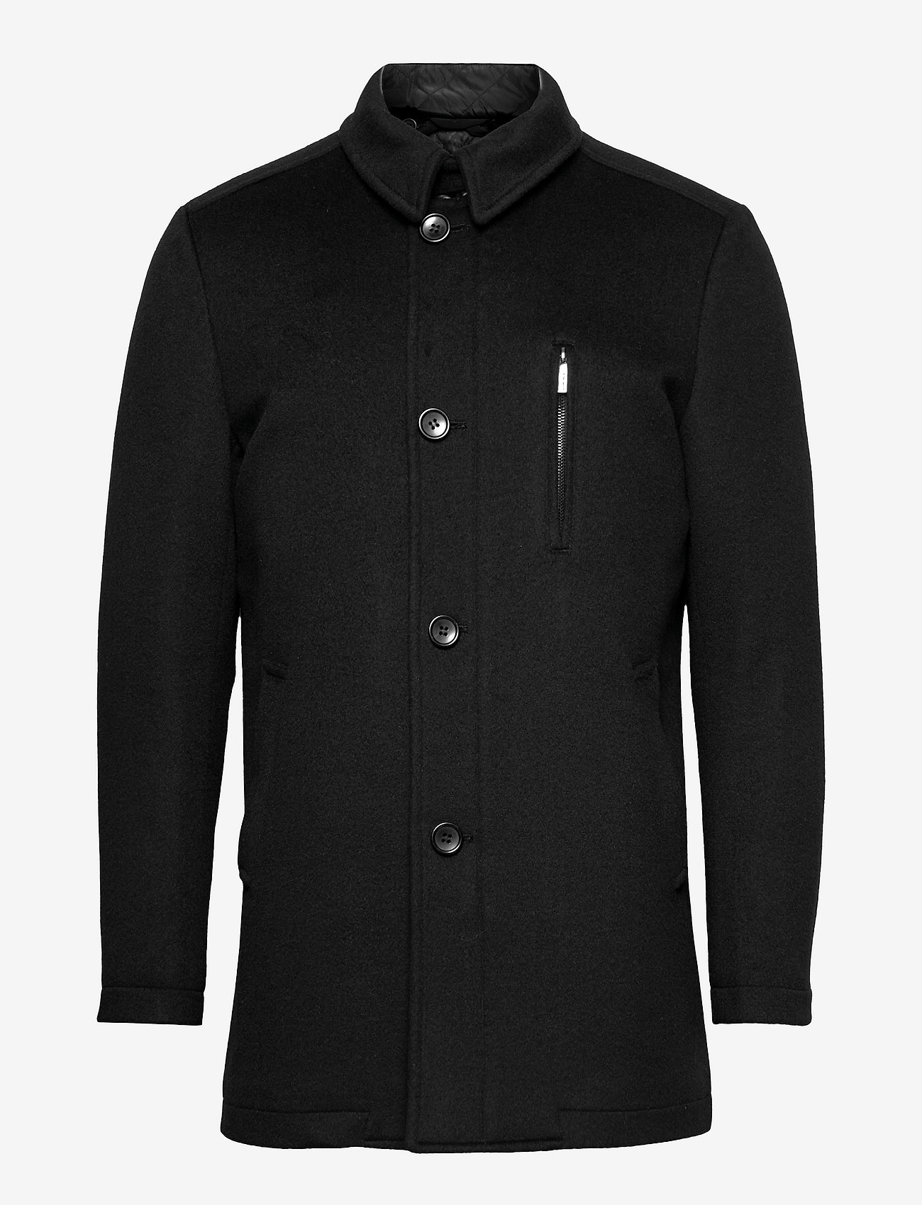 SAND - Cashmere Coat - Major N - black - 0