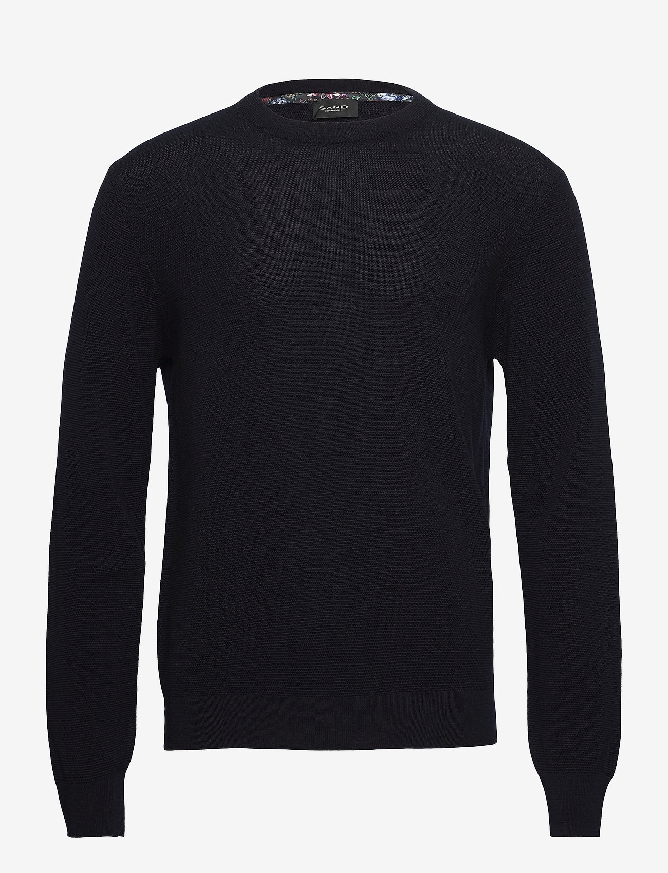 SAND - Merino Pique - Iq - dark blue/navy - 0