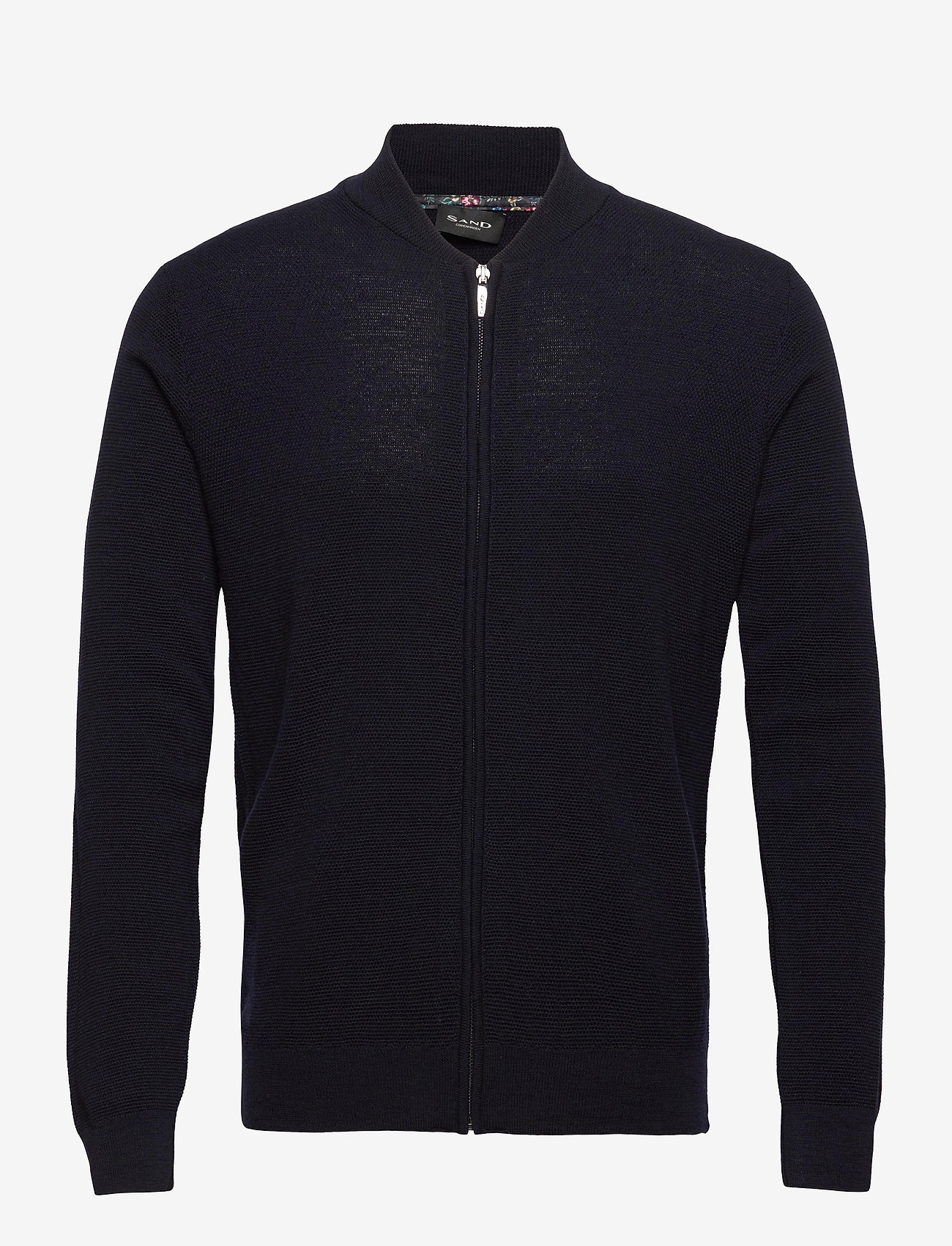 SAND - Merino Pique - Ingram B - dark blue/navy - 0