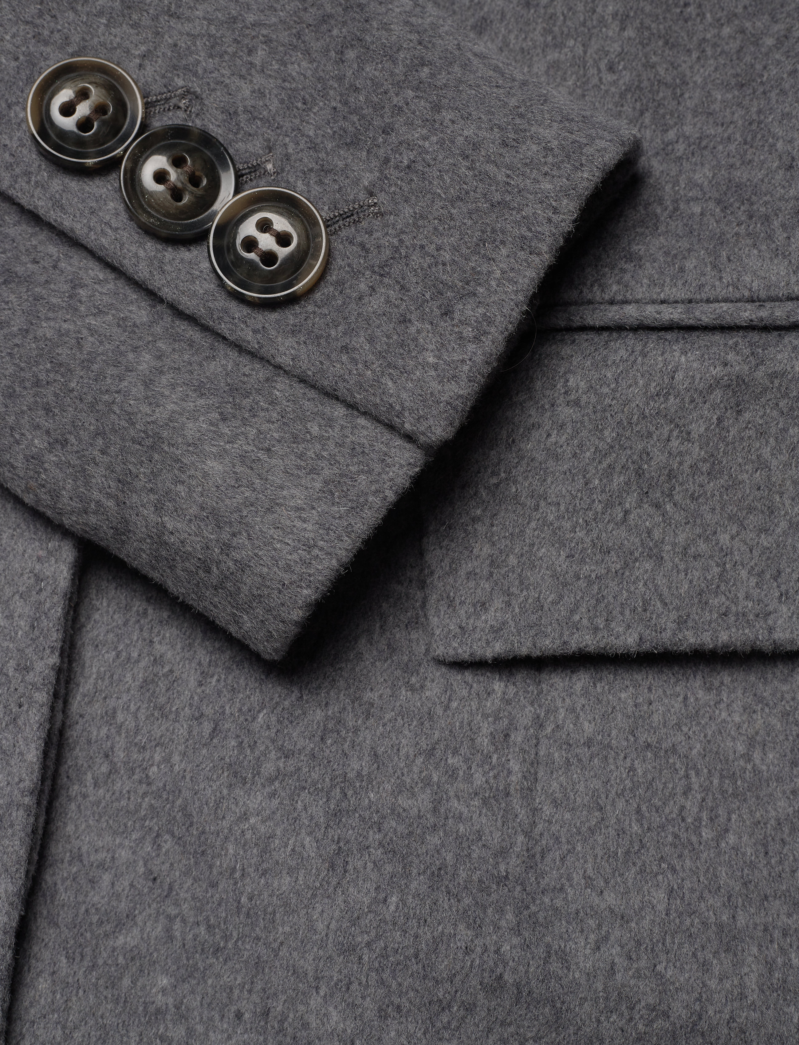 SAND - Cashmere Coat W - Parker 3 - grey - 3